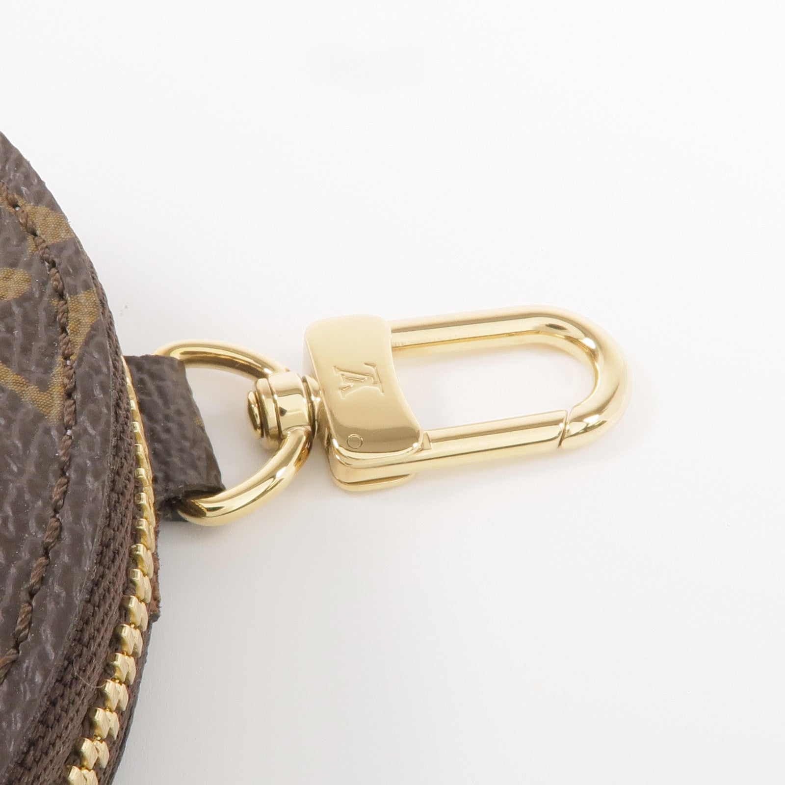 LOUIS VUITTON Monogram Coin Case金扣零錢包
