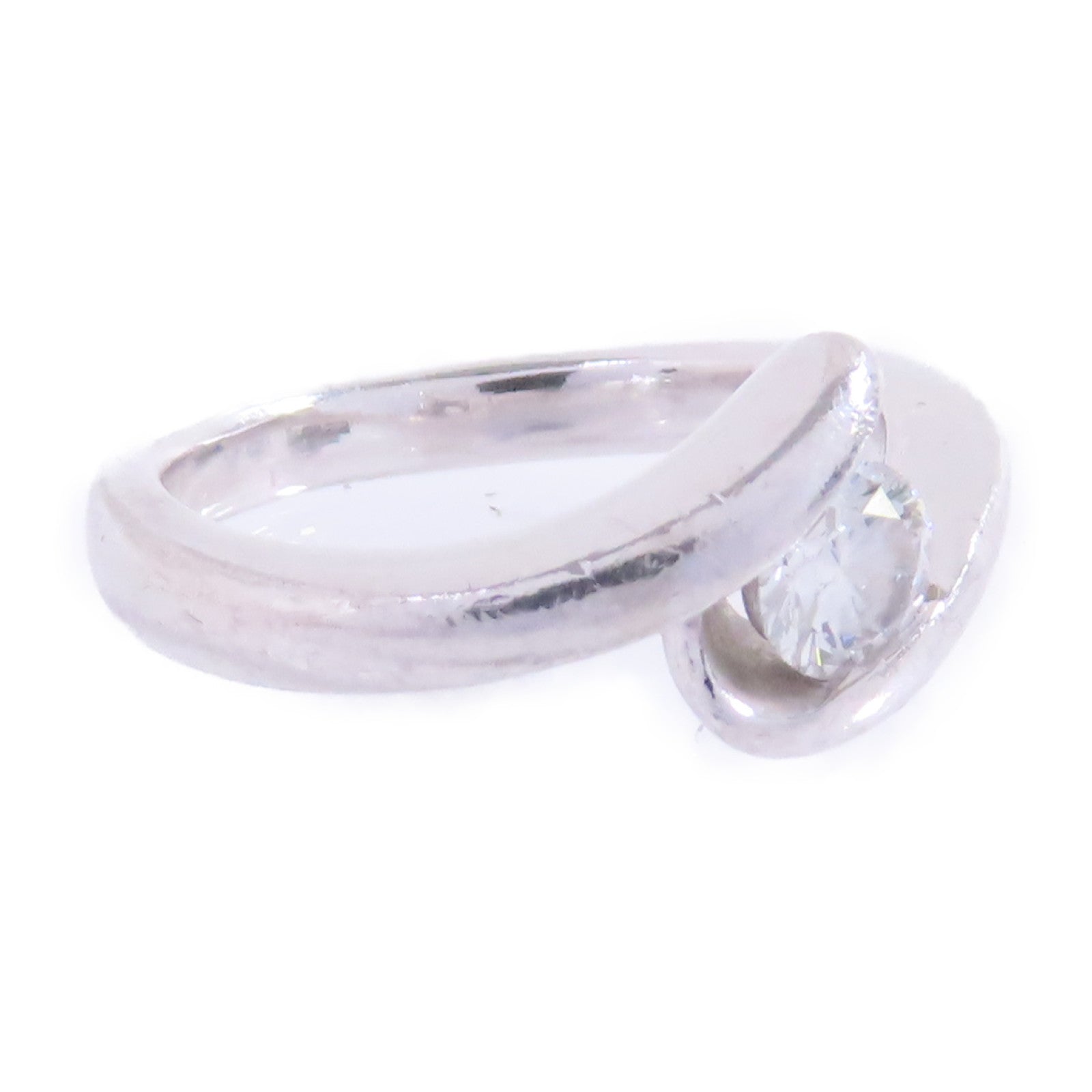 JEWELRY 18K白金/鑽石Diamond Ring戒指US#4.75