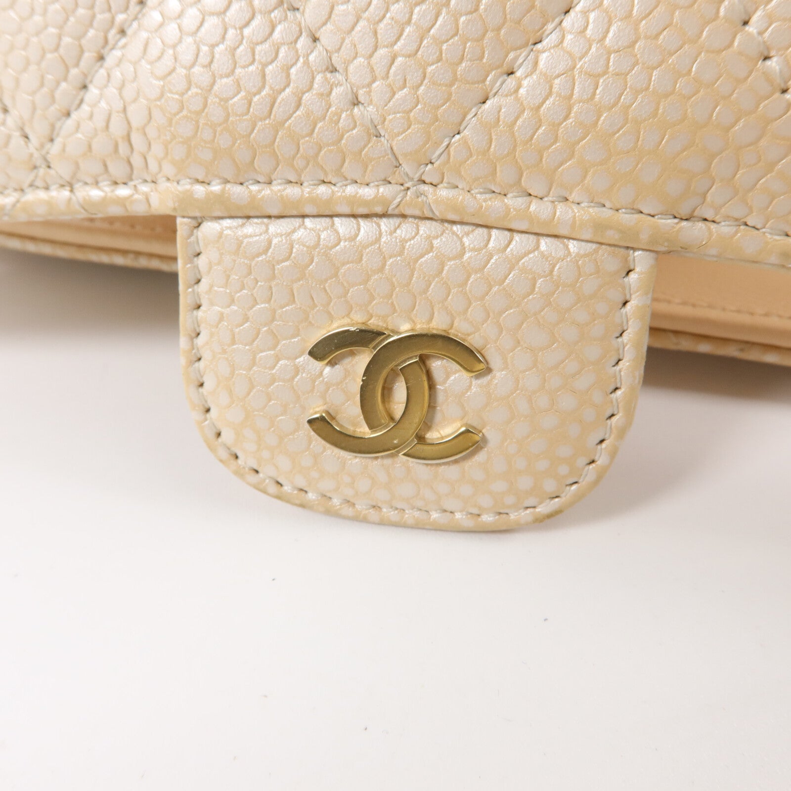 CHANEL 牛皮皮革Trifold Long Wallet長錢包