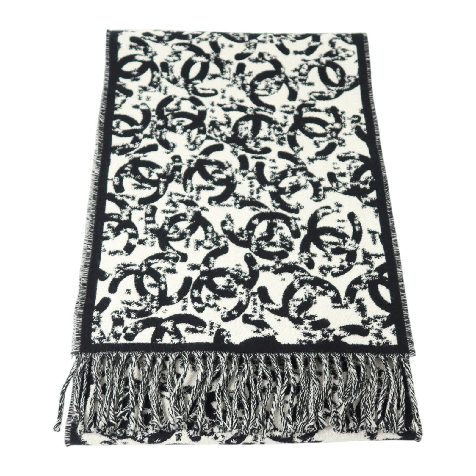 CHANEL 羊毛/羊絨Scarf 182cmX33圍巾
