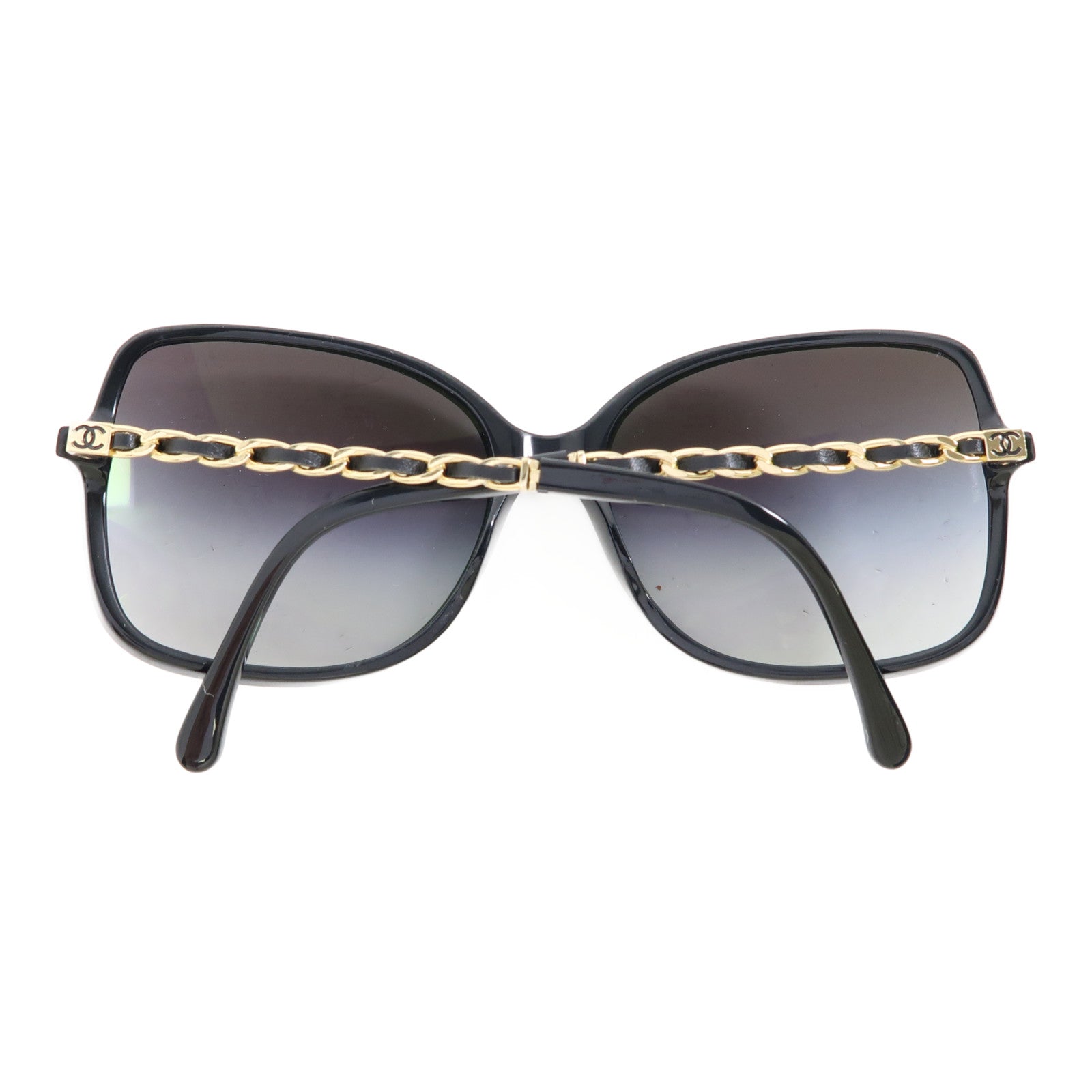 CHANEL 金屬/PVC Sunglasses太陽眼鏡黑色