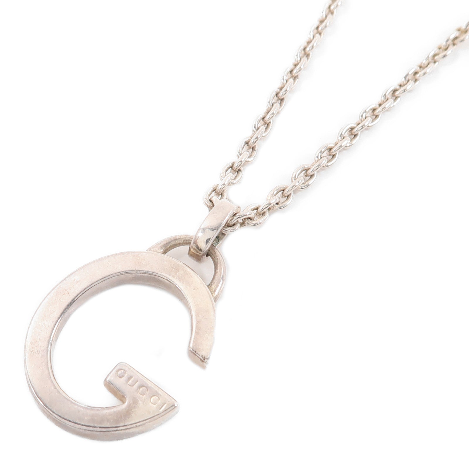 GUCCI 925純銀G Necklace項鍊