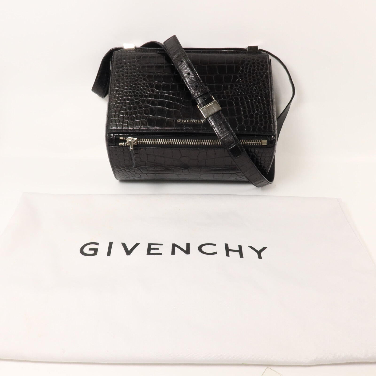 GIVENCHY 牛皮皮革Pandora Box手挽肩背兩用袋