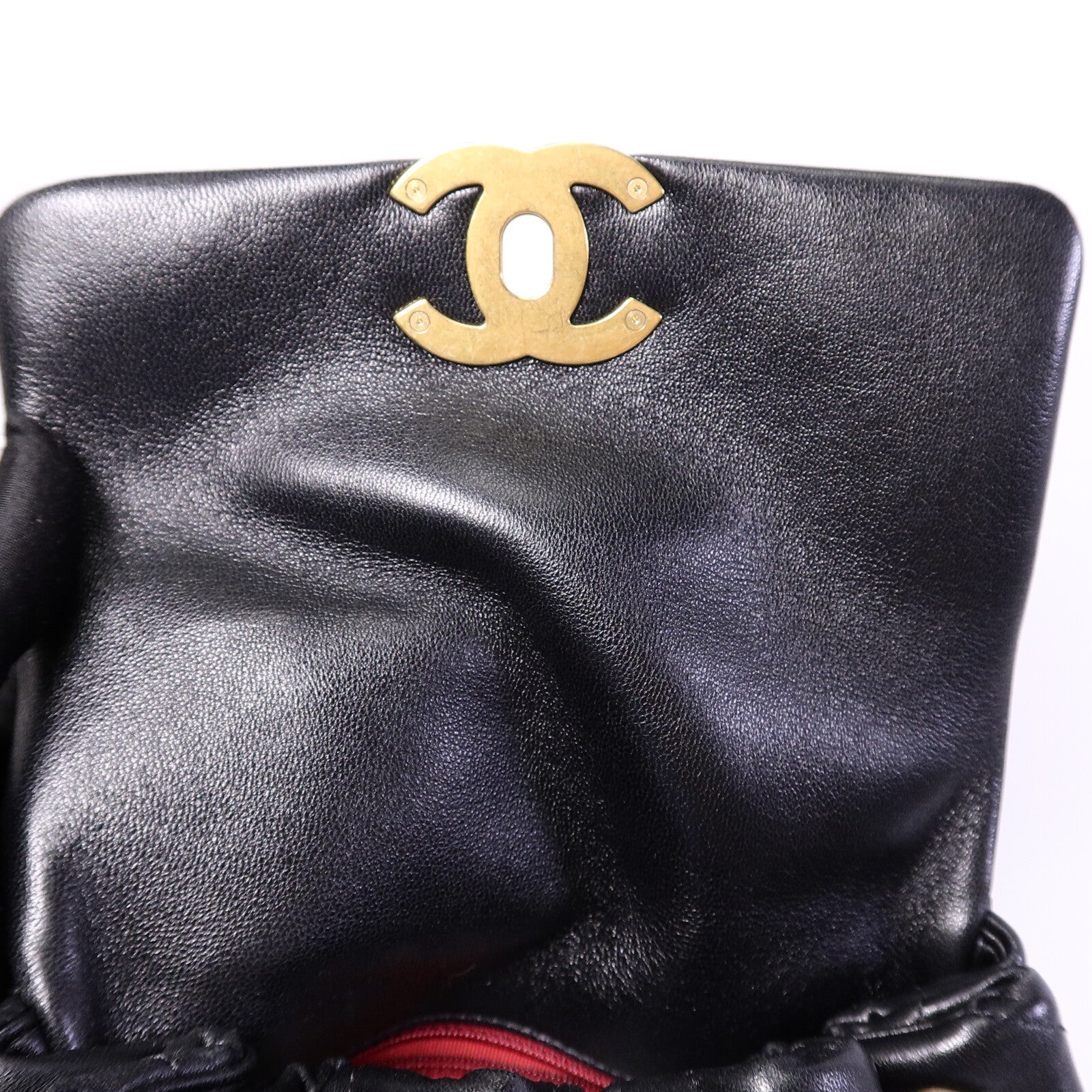 CHANEL 羊皮皮革Chanel 19 Backpack背包