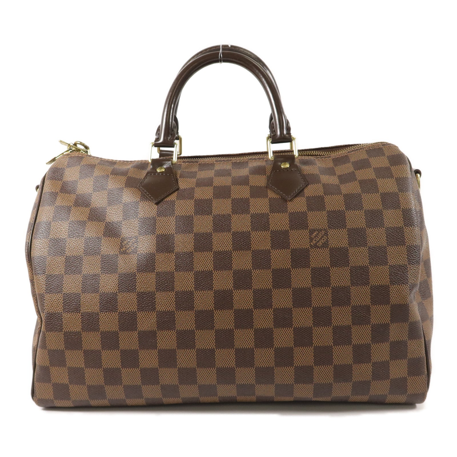 LOUIS VUITTON Damier Speedy Bandouliere 35手挽肩背兩用袋