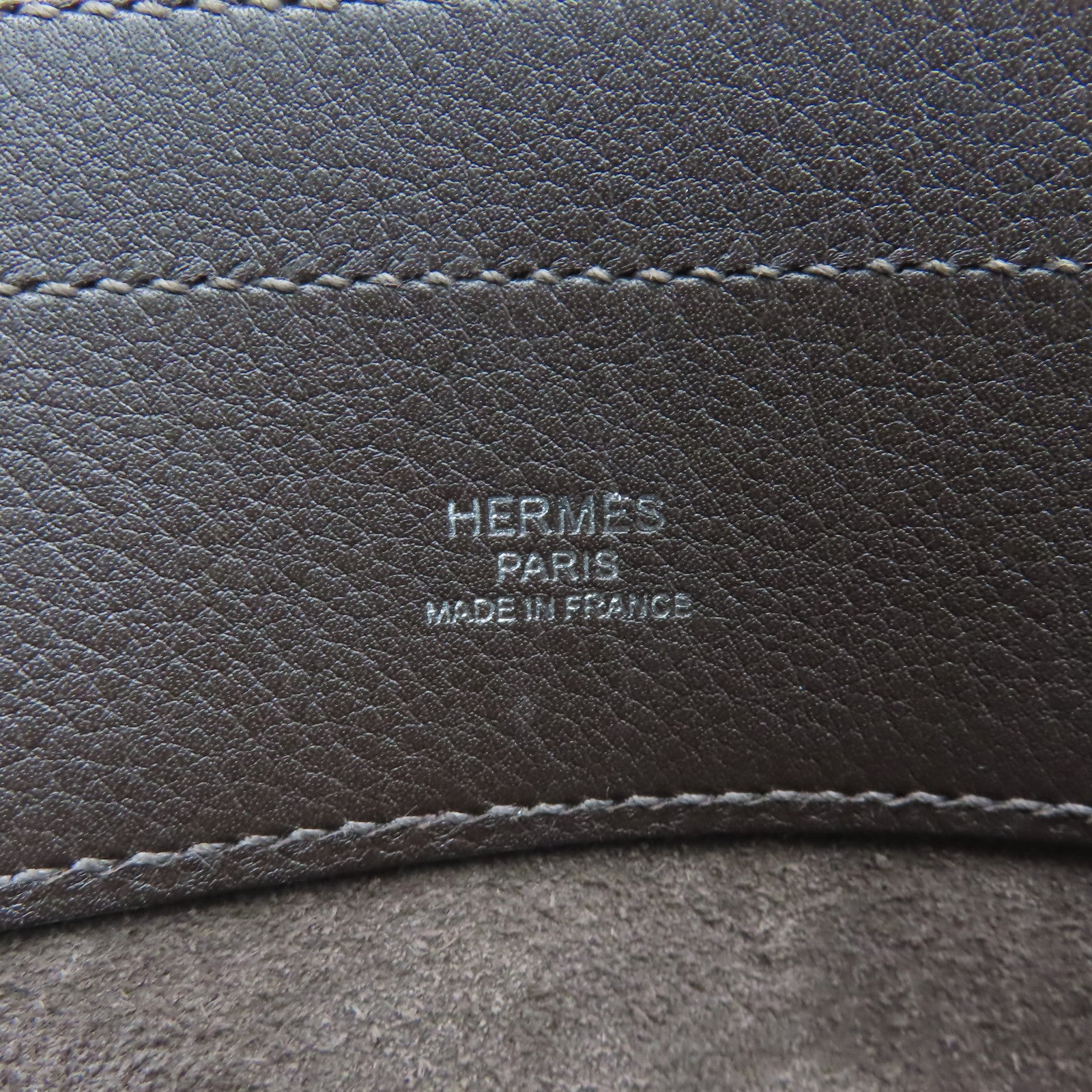 HERMES 【激減優惠】Swift皮革Aline銀扣肩背袋巧克力色