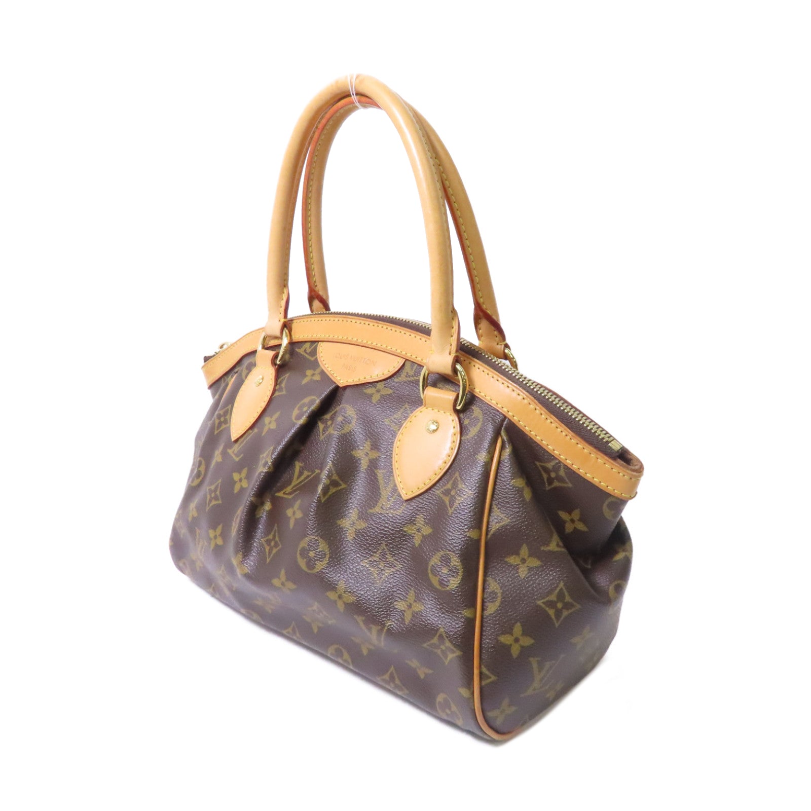LOUIS VUITTON Monogram Tivoli PM金扣手挽袋啡色