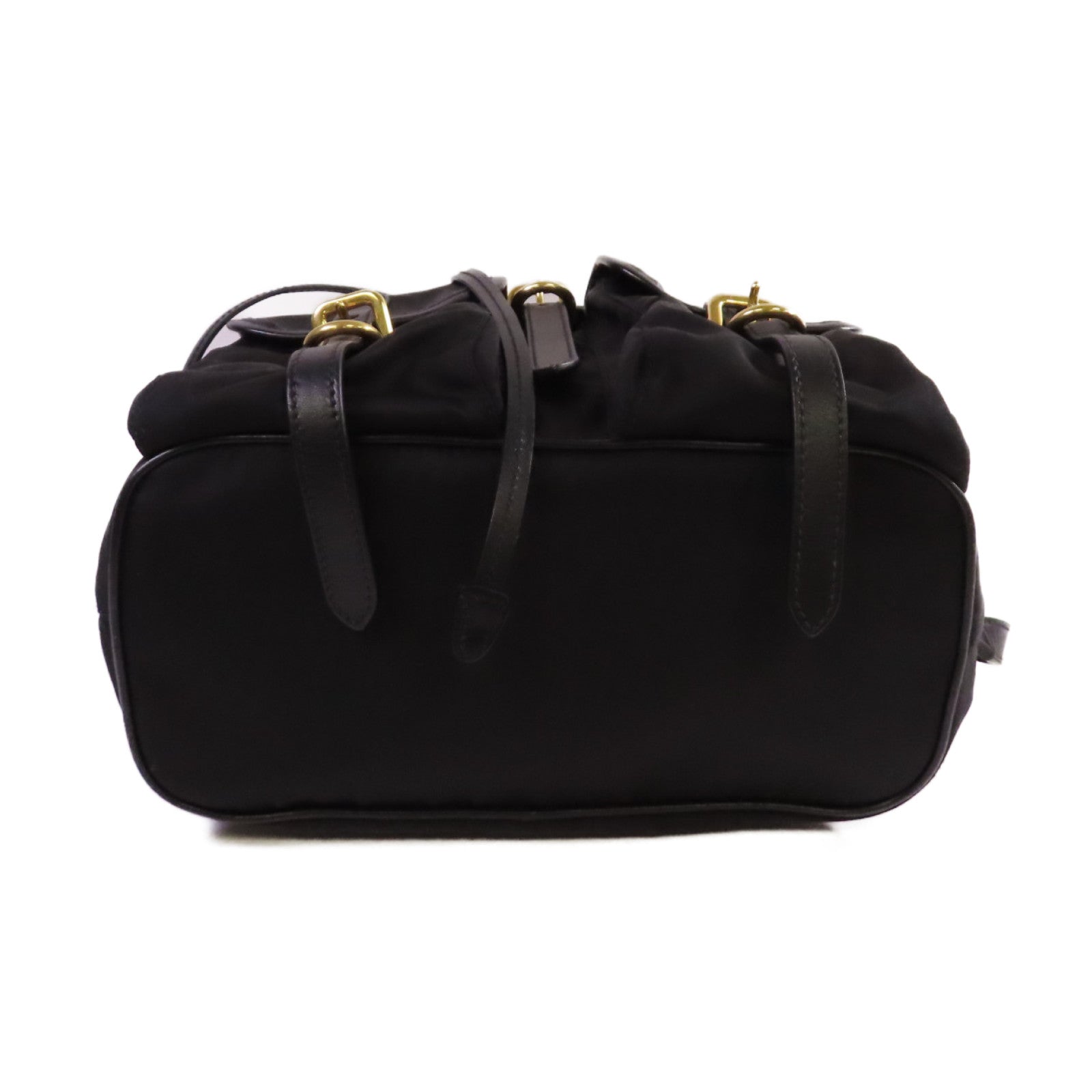 PRADA 尼龍Small Re-Nylon Backpack金扣背包黑色– Brand Off Hong Kong