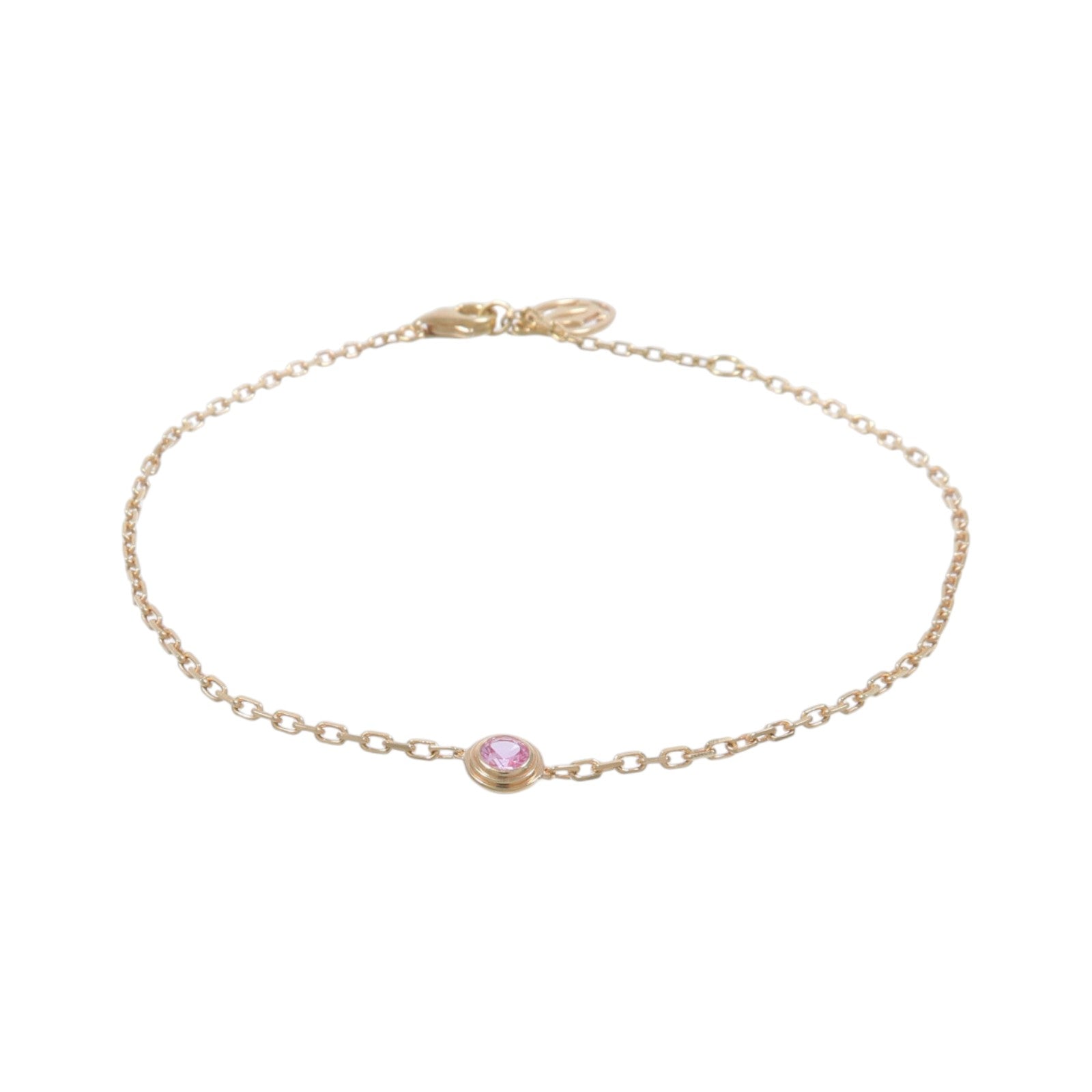 CARTIER 18K玫瑰金d'Amour Pink Sapphire Bracelet粉紅藍寶石手鏈