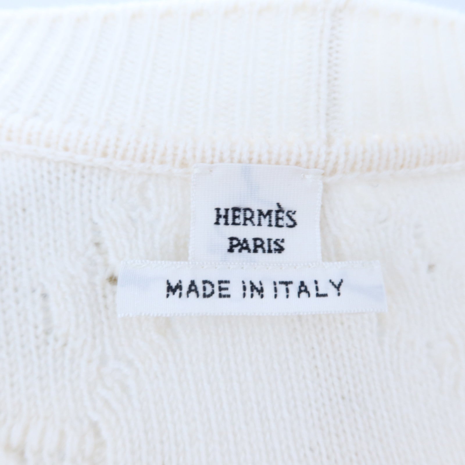HERMES Wool/Cashmere Cardigan針織