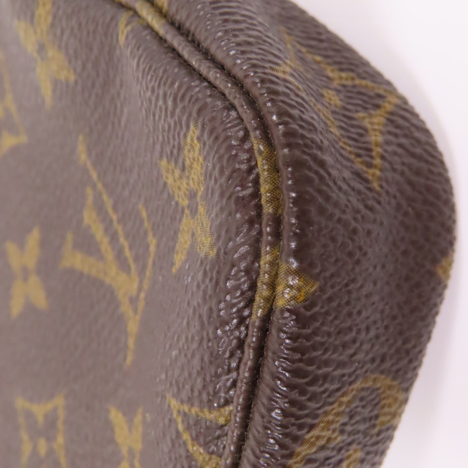 LOUIS VUITTON LV GHW Mini Pochette Accessoires Handbag M58009 Monogram Brown