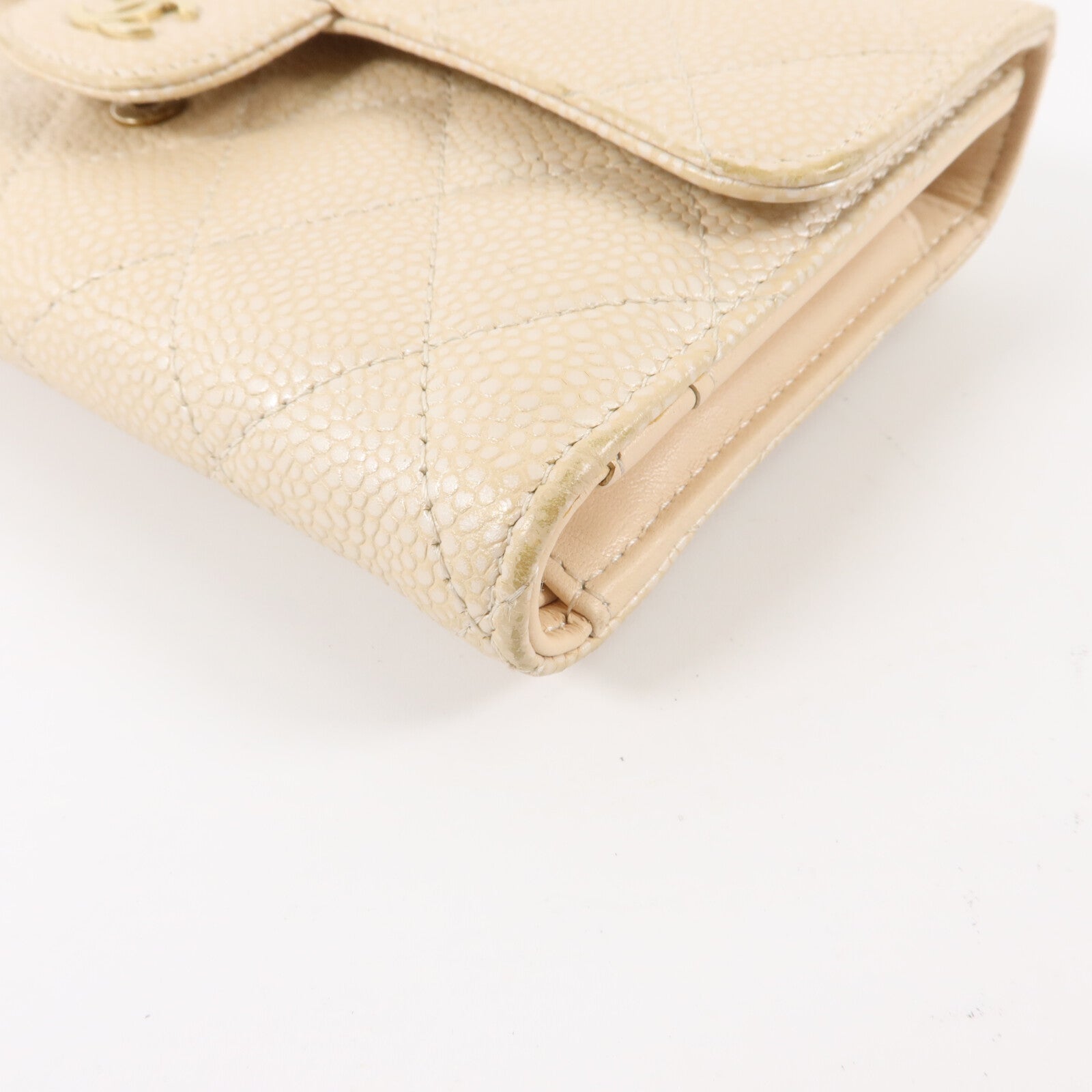 CHANEL 牛皮皮革Trifold Long Wallet長錢包