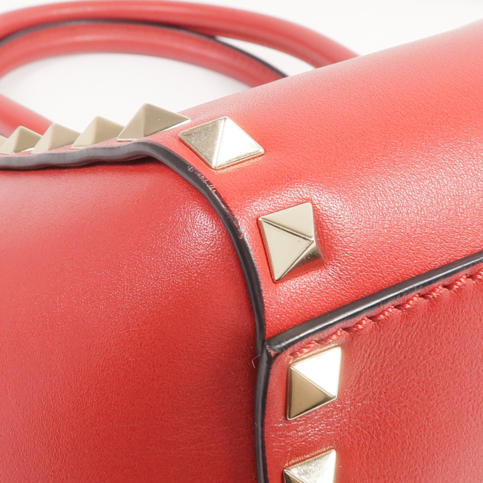 Valentino 牛皮皮革2way Shoulder Bag金扣手挽肩背兩用袋