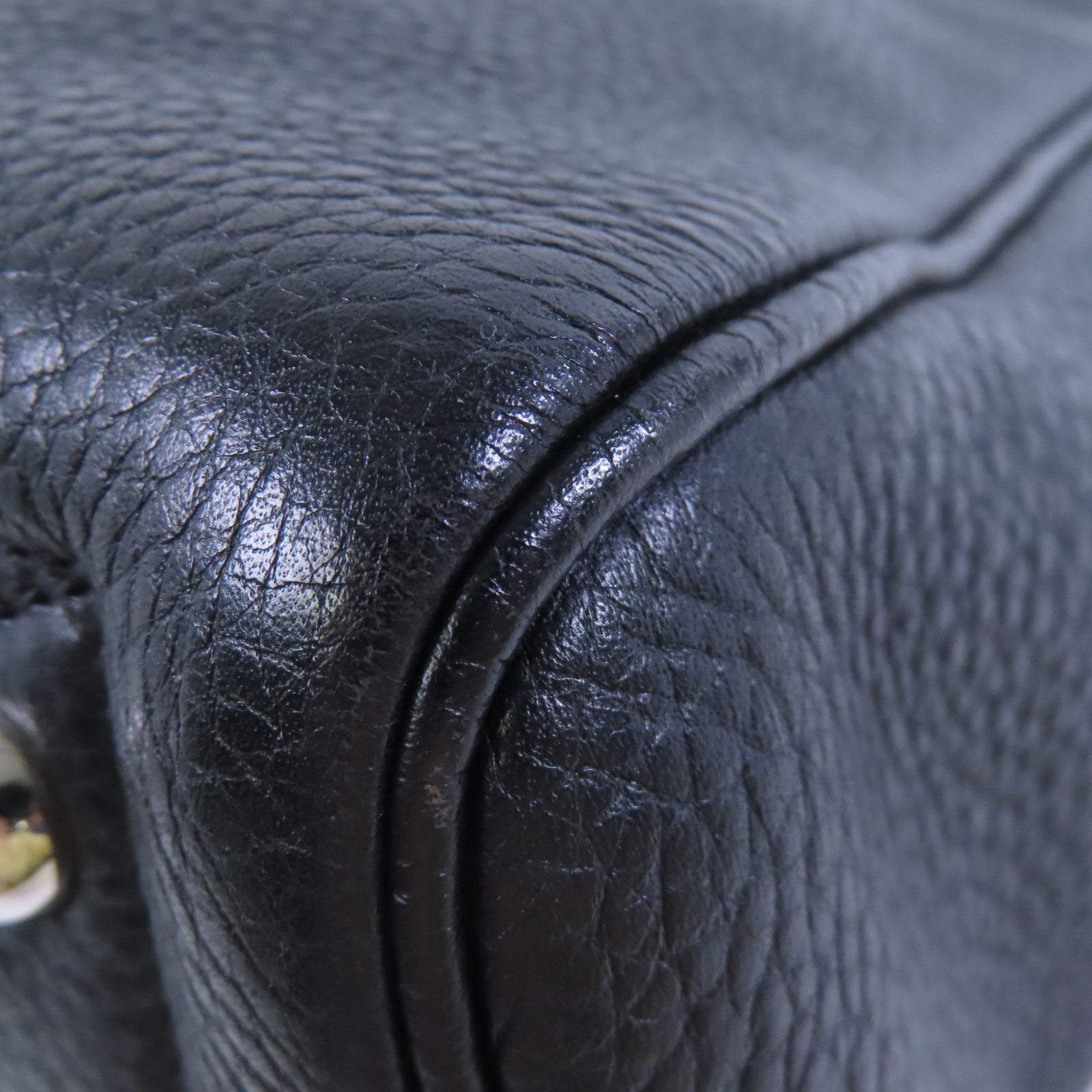 HERMES Clemence皮革Victoria 35銀扣手挽袋