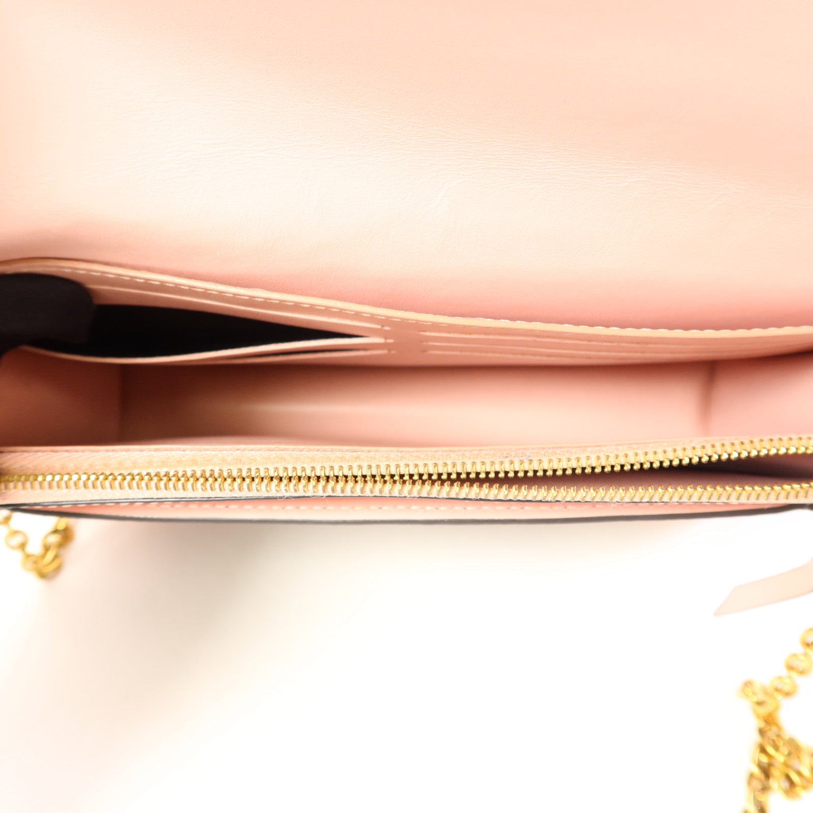 LOUIS VUITTON Monogram Flore Chain Wallet金扣鏈帶肩背袋