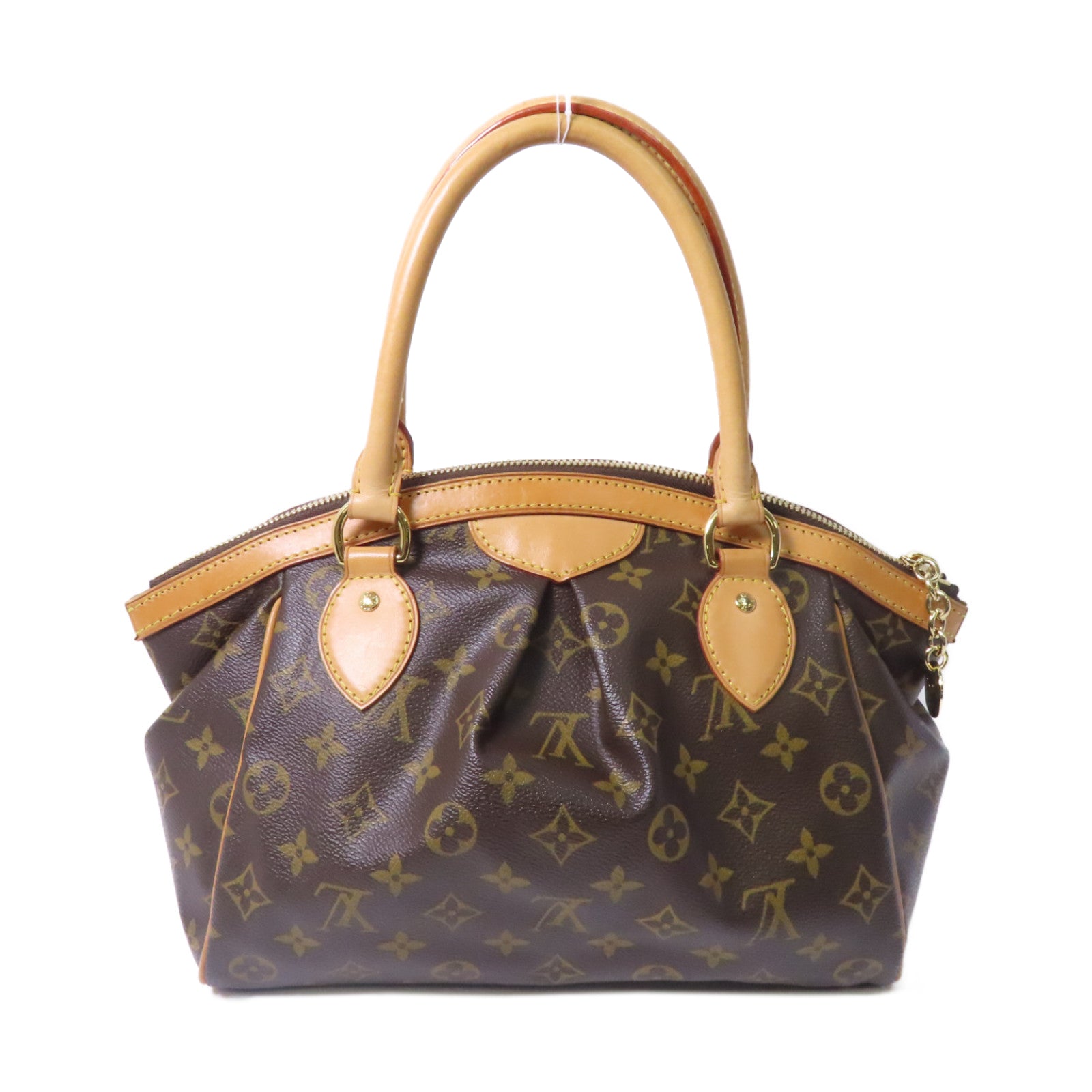 LOUIS VUITTON Monogram Tivoli PM金扣手挽袋啡色