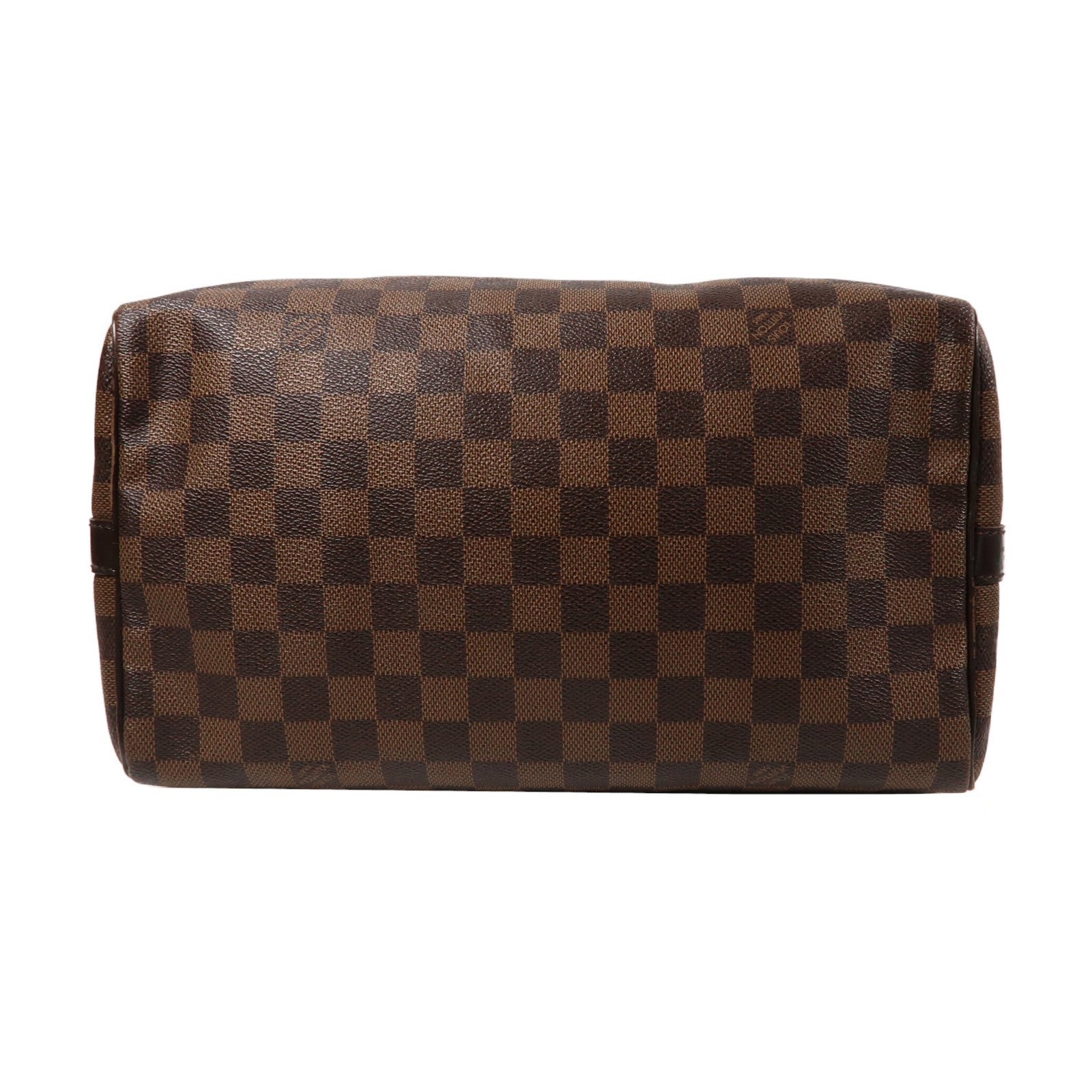 LOUIS VUITTON Damier Speedy 30 金扣手挽肩背兩用袋啡色