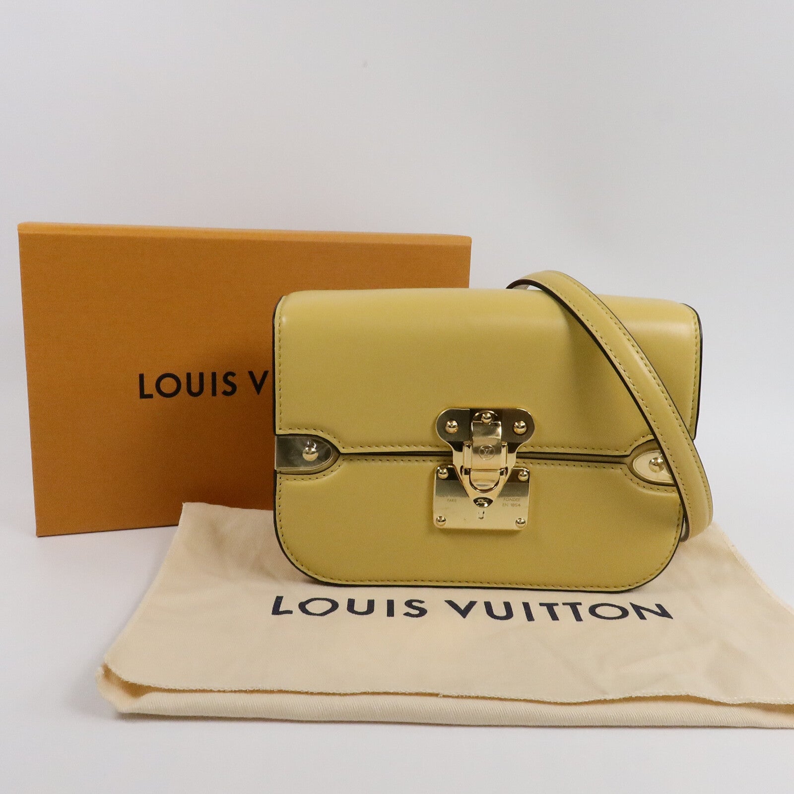 LOUIS VUITTON 牛皮皮革Orsay MM肩背袋