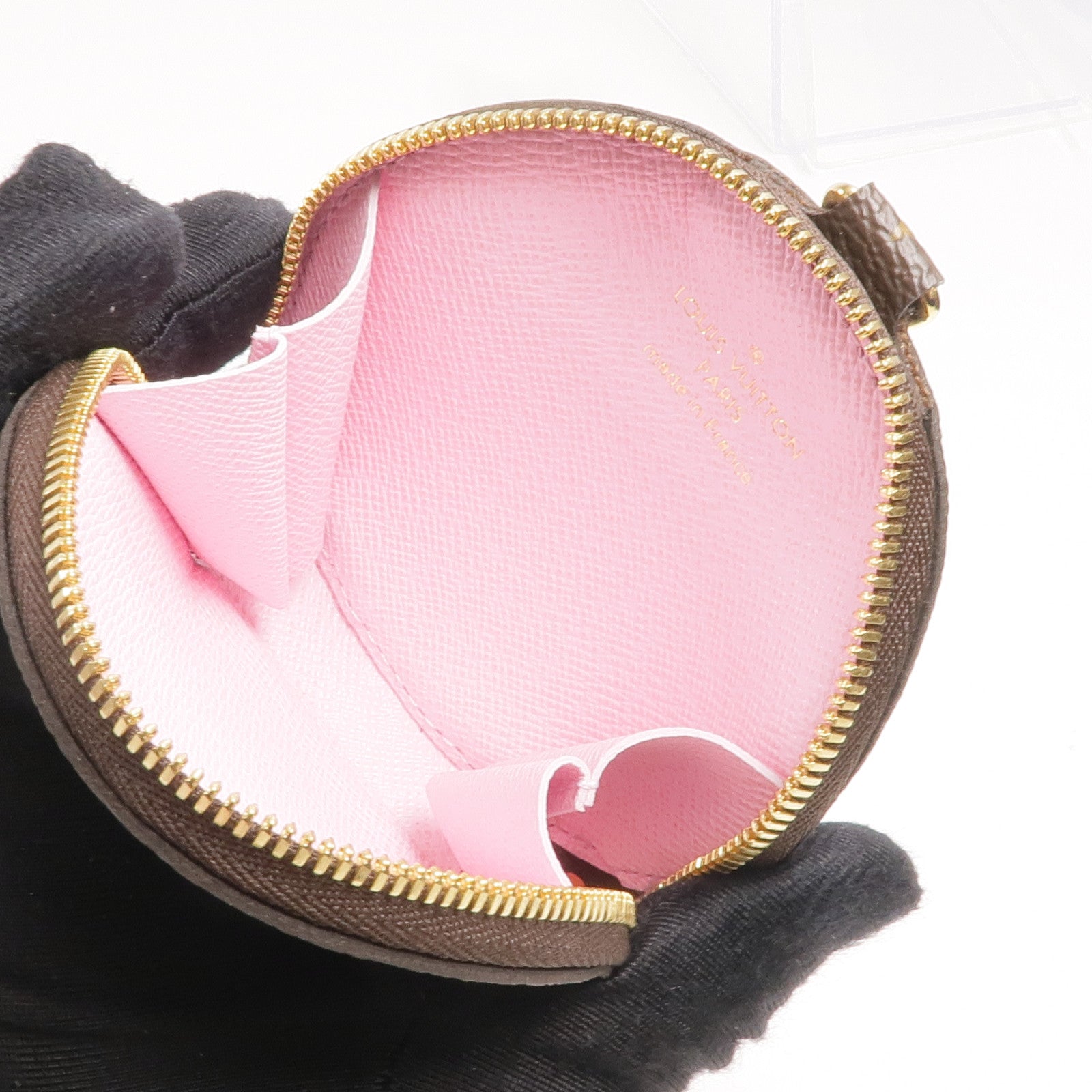 LOUIS VUITTON Monogram Coin Case金扣零錢包