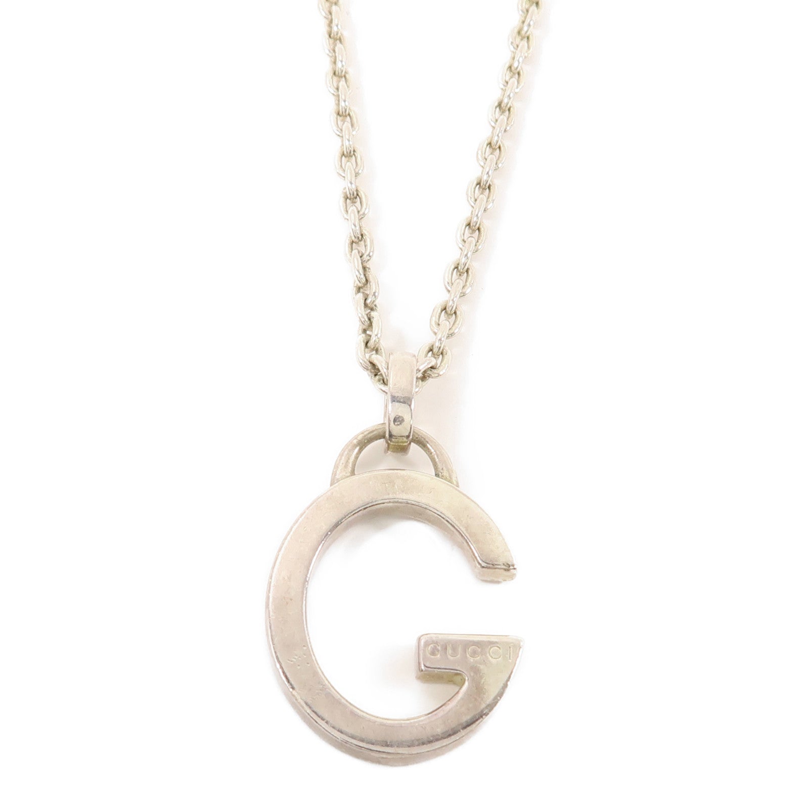 GUCCI 925純銀G Necklace項鍊