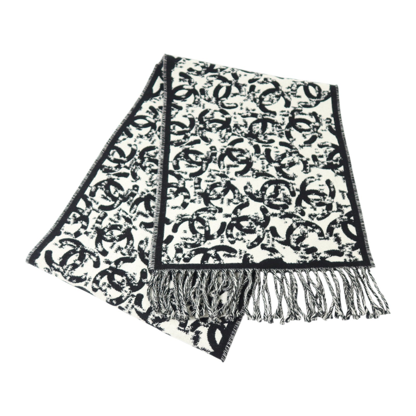 CHANEL 羊毛/羊絨Scarf 182cmX33圍巾