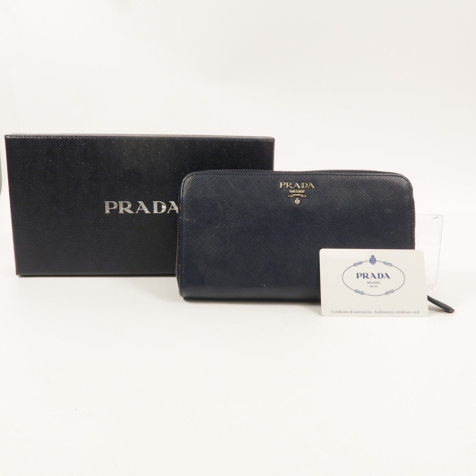 PRADA Saffiano皮革Long Wallet長錢包
