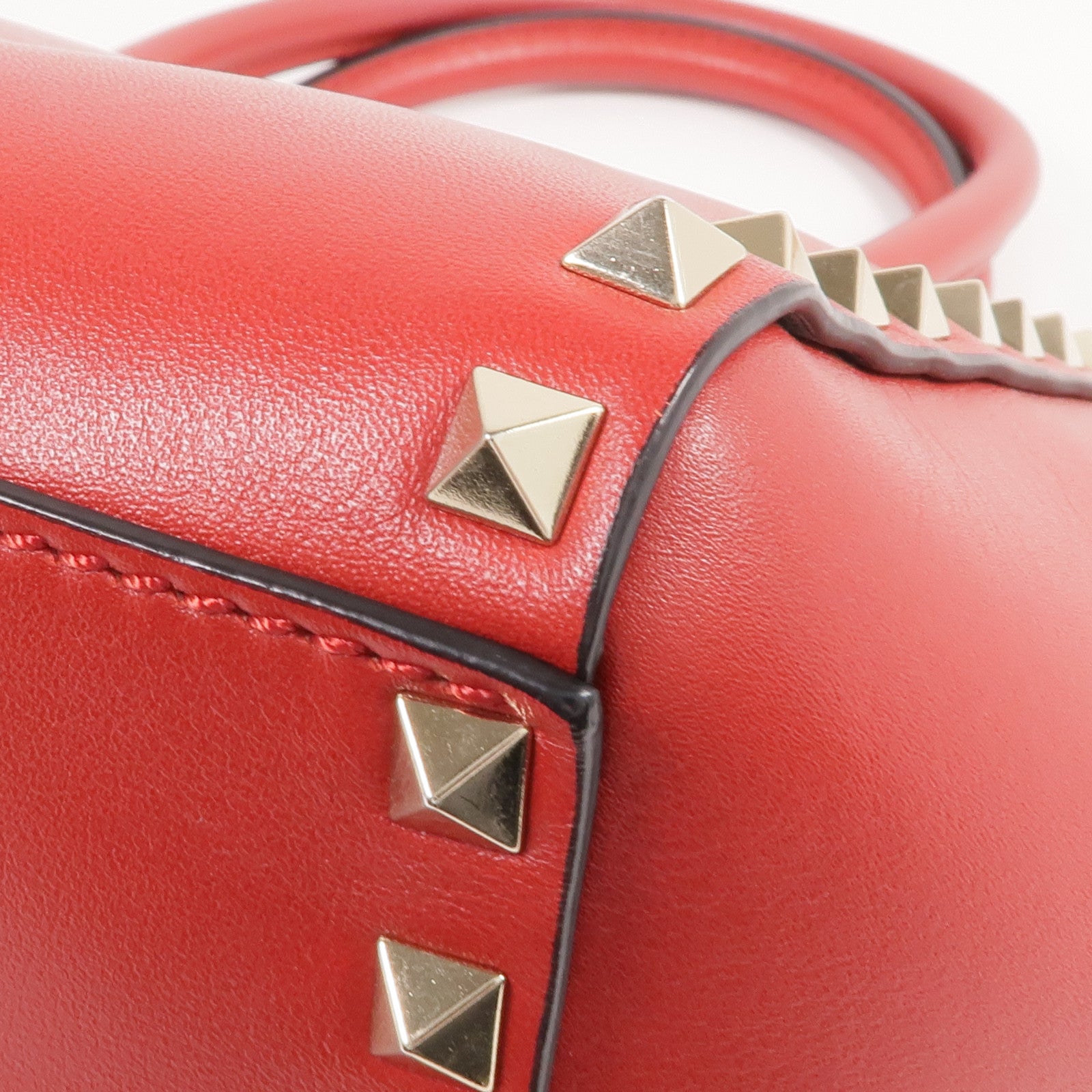 Valentino 牛皮皮革2way Shoulder Bag金扣手挽肩背兩用袋