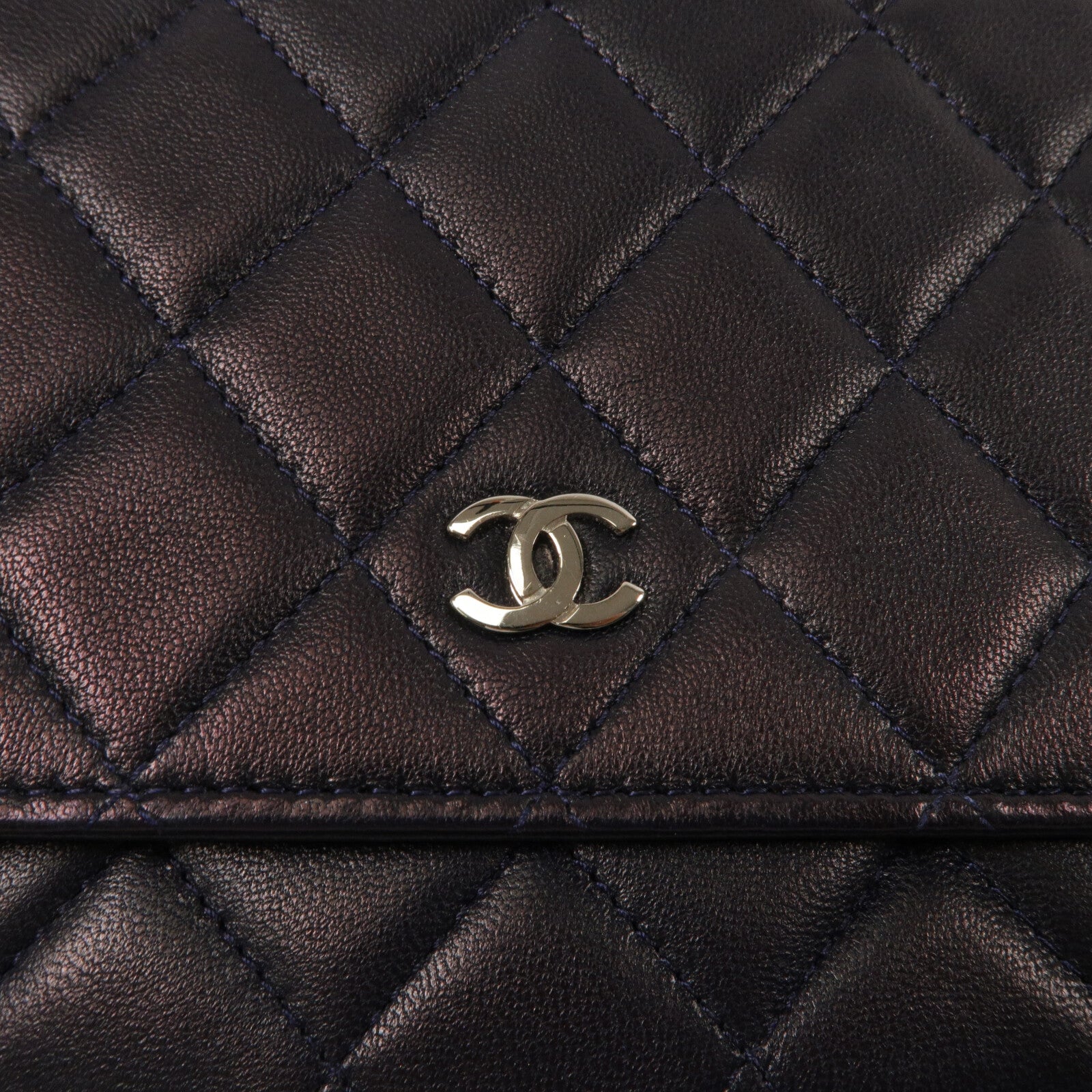 CHANEL 羊皮皮革WOC Wallet On Chain鏈帶肩背袋