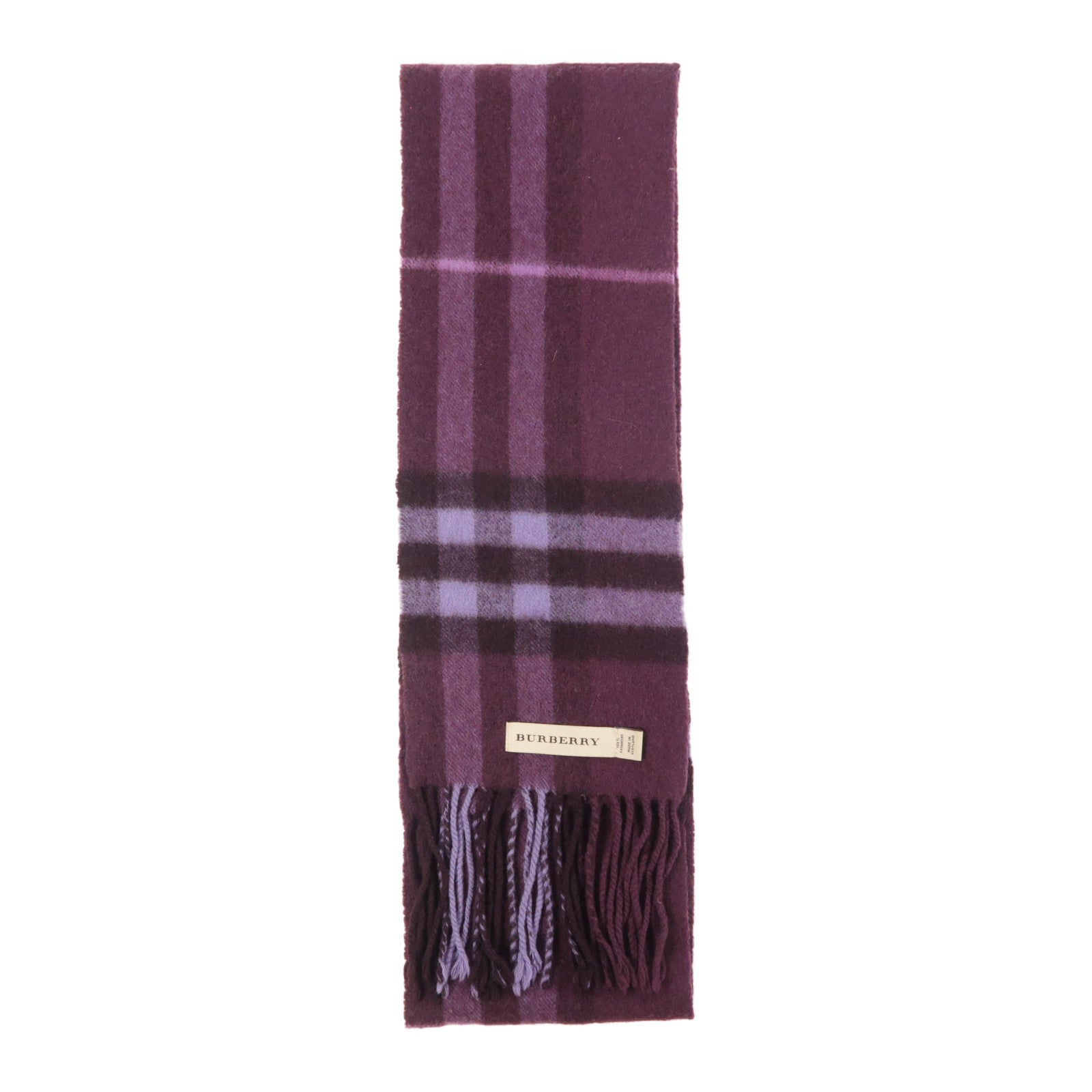 BURBERRY 羊絨Muffler圍巾