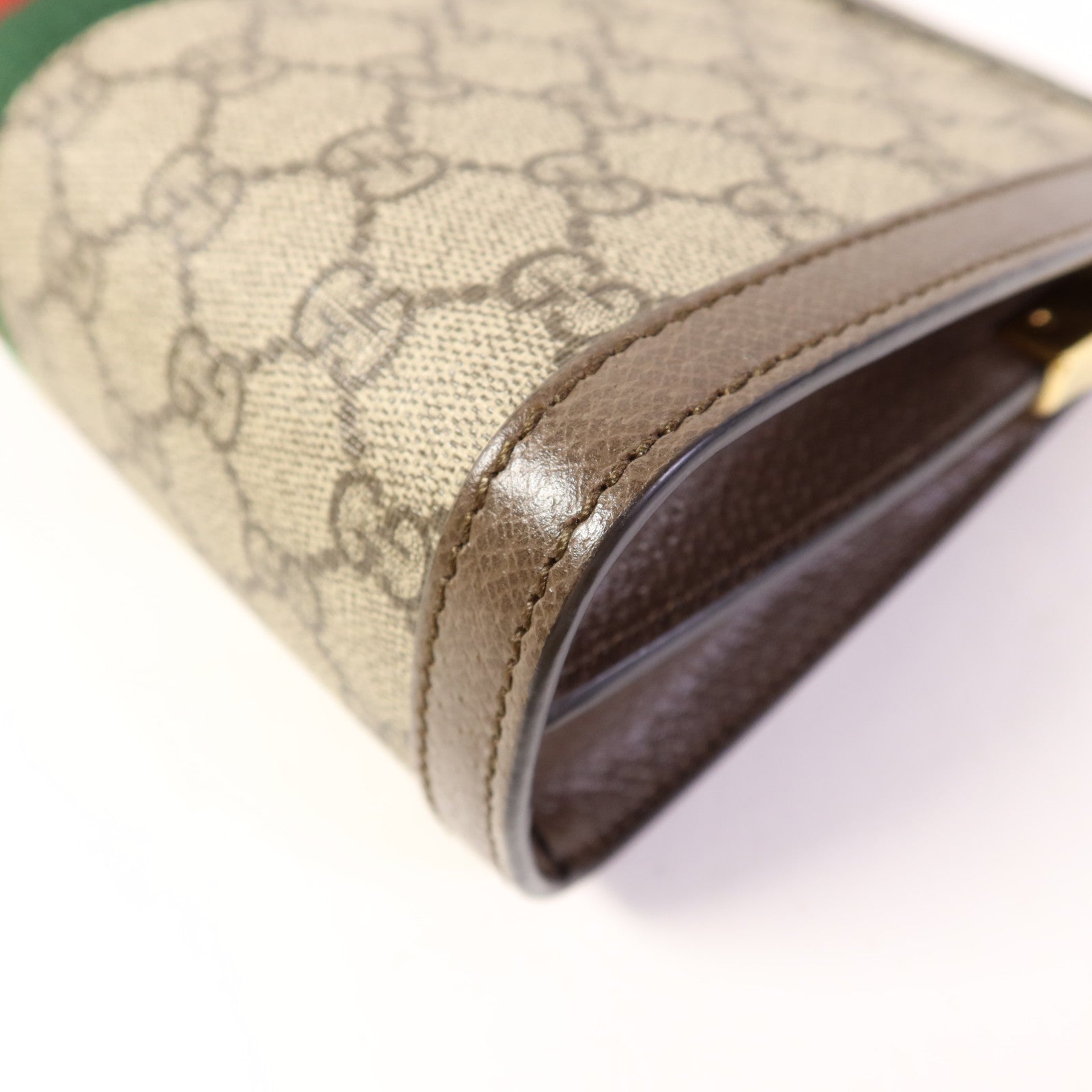 GUCCI 塗層帆布Ophidia GG Chain Shoulder Bag金扣鏈帶肩背袋