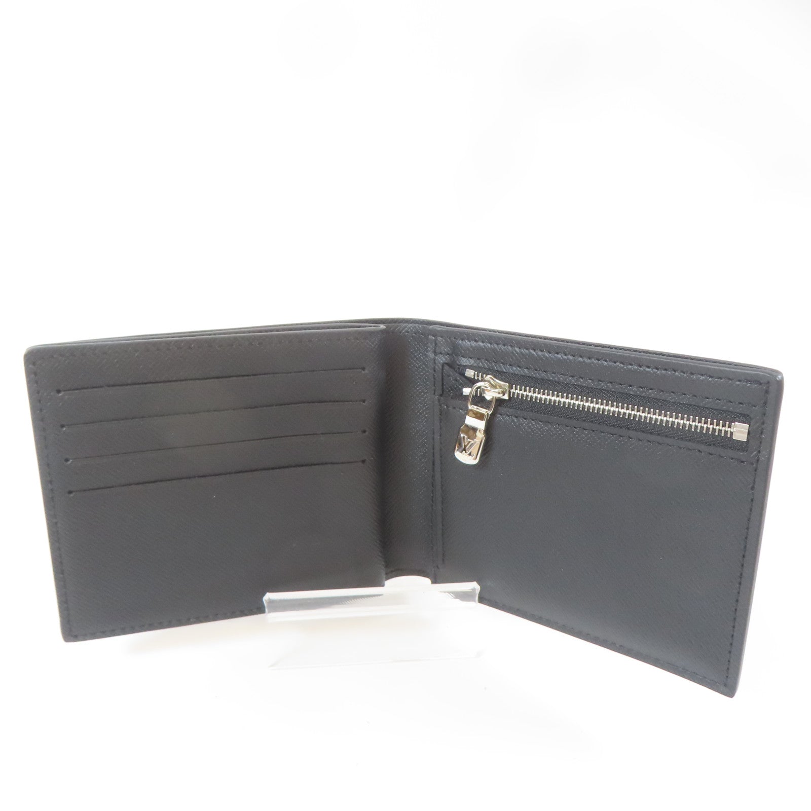 LOUIS VUITTON Tiaga Amerigo Wallet銀扣錢包黑色