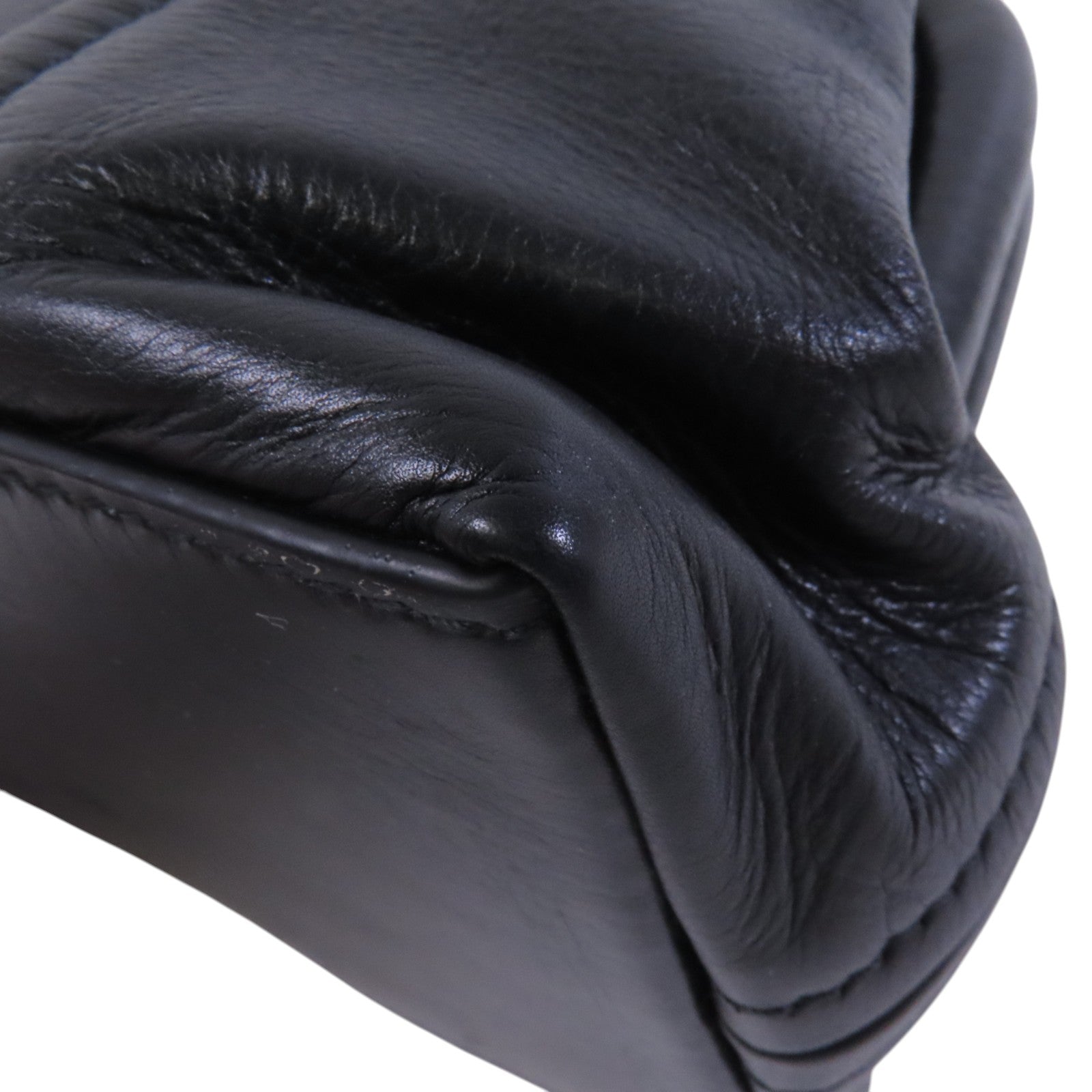 BALENCIAGA 牛皮皮革Clutch銀扣手拿包