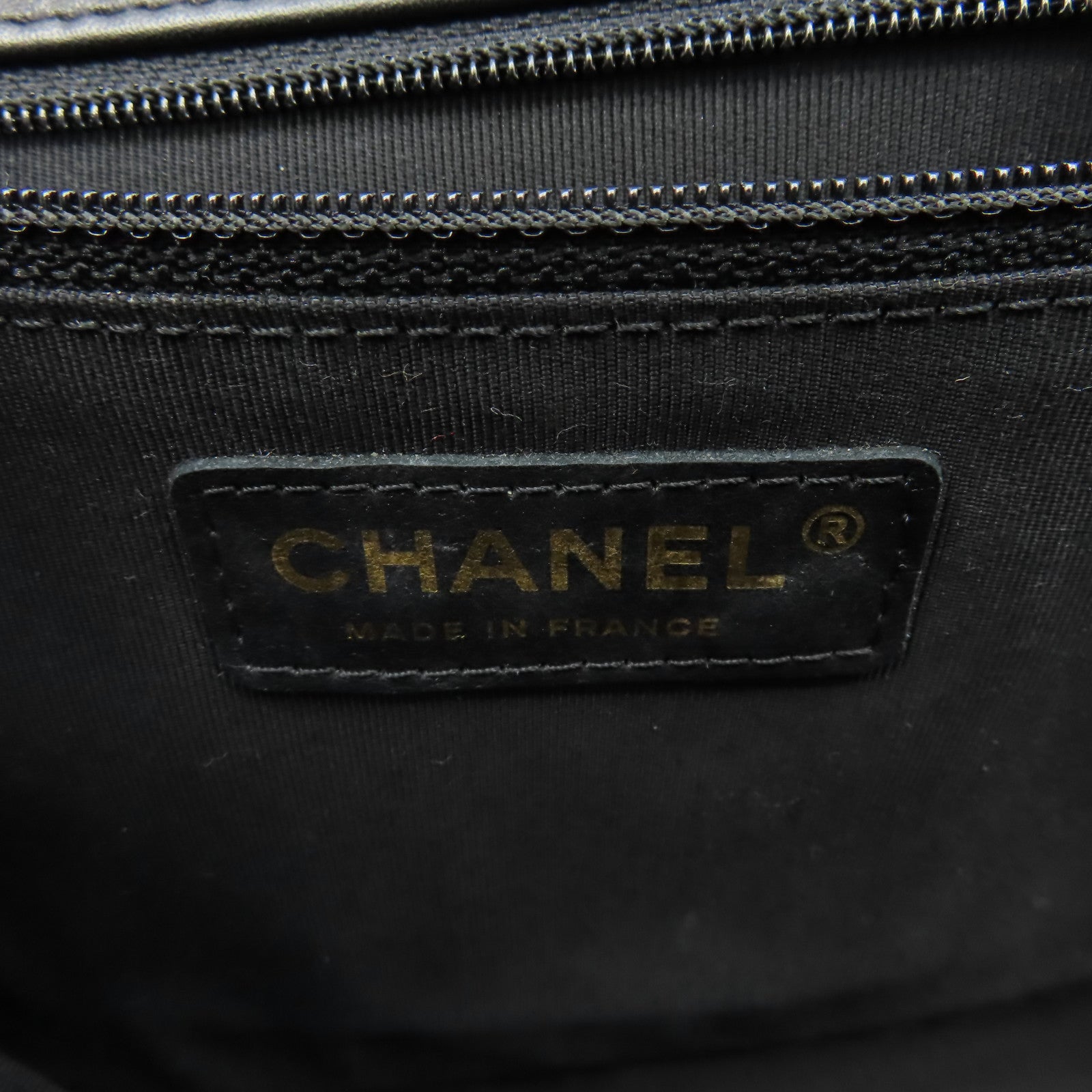 CHANEL 【激減優惠】菱格牛皮皮革Boy 28cm金扣鏈帶肩背袋黑色