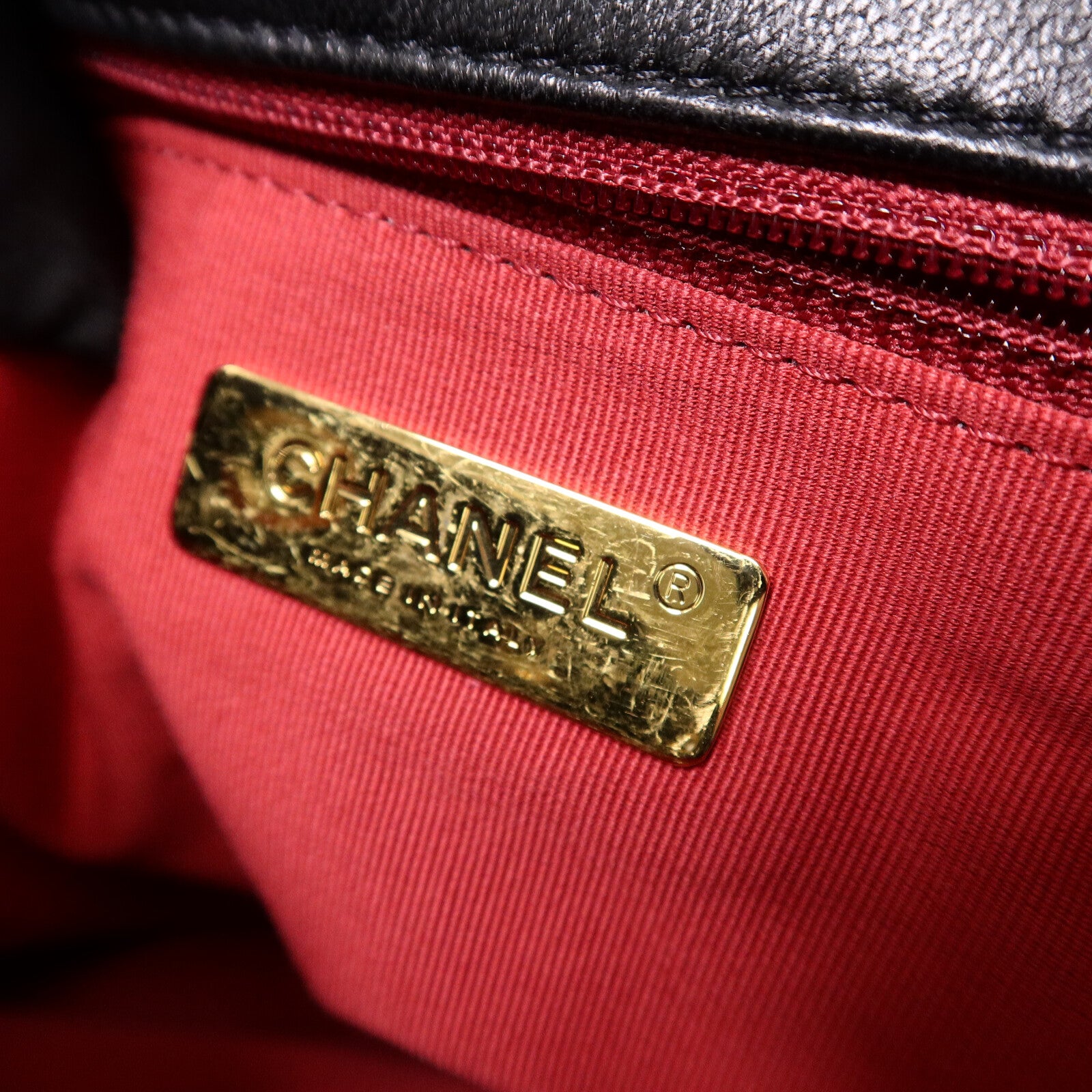 CHANEL 羊皮皮革Chanel 19 Backpack背包