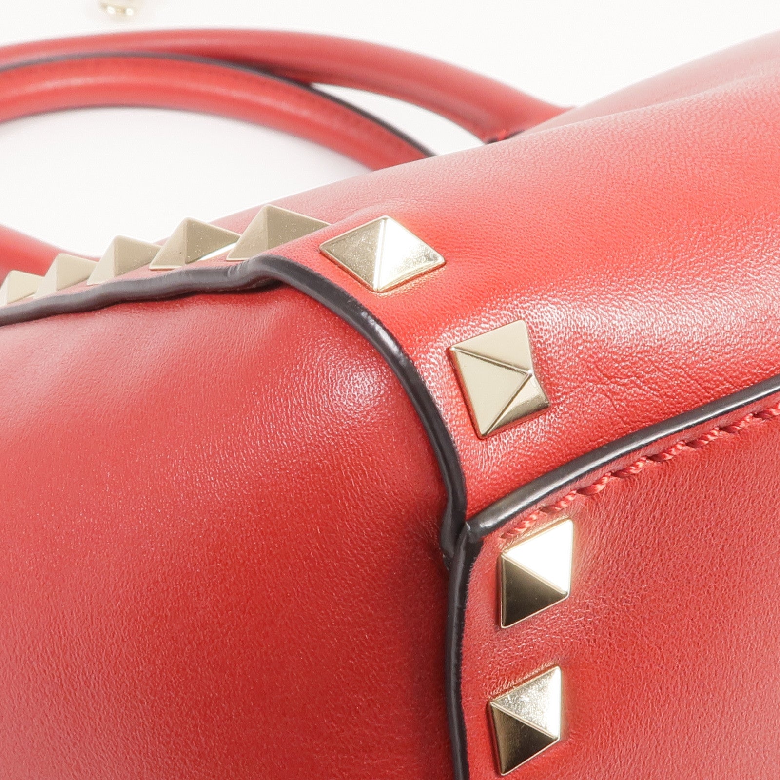 Valentino 牛皮皮革2way Shoulder Bag金扣手挽肩背兩用袋