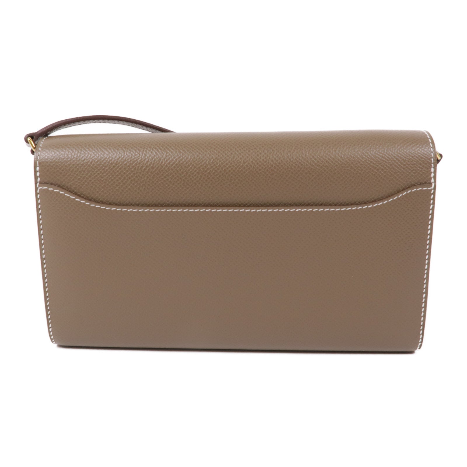 HERMES Epsom皮革Constance To Go金扣肩背袋Etoupe