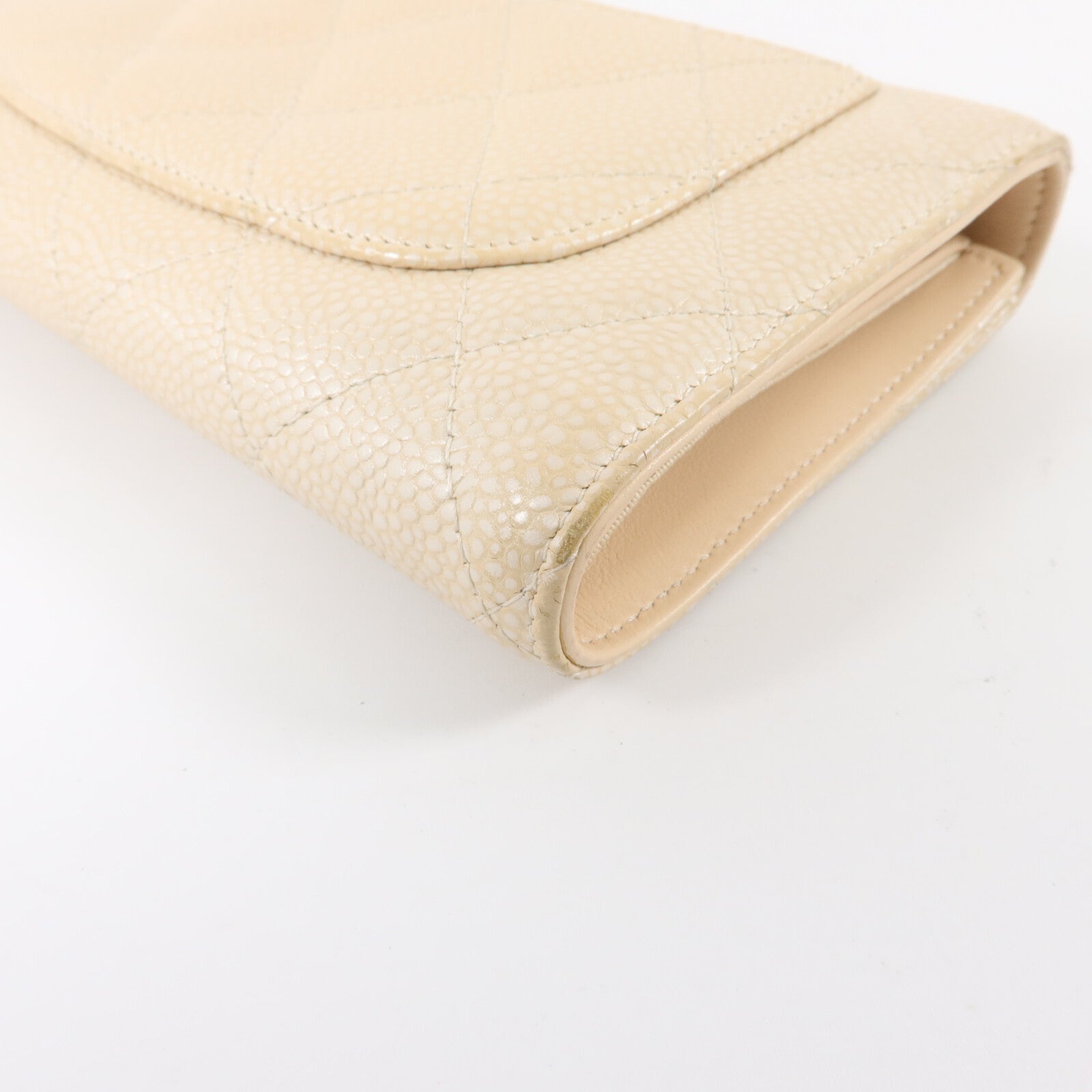 CHANEL 牛皮皮革Trifold Long Wallet長錢包