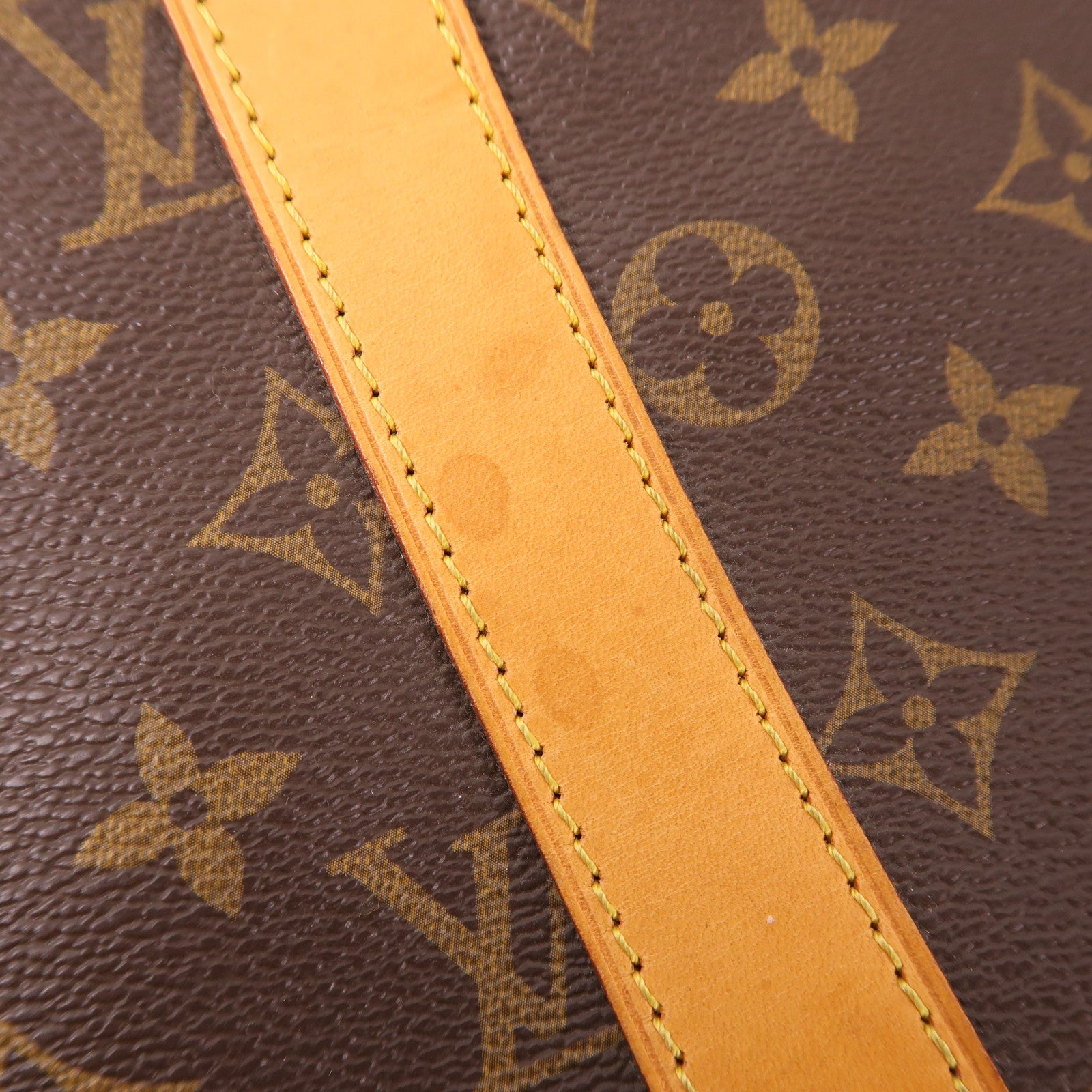 LOUIS VUITTON LV GHW Keepall 45 Travel Boston Hand Bag M41428 Monogram Brown