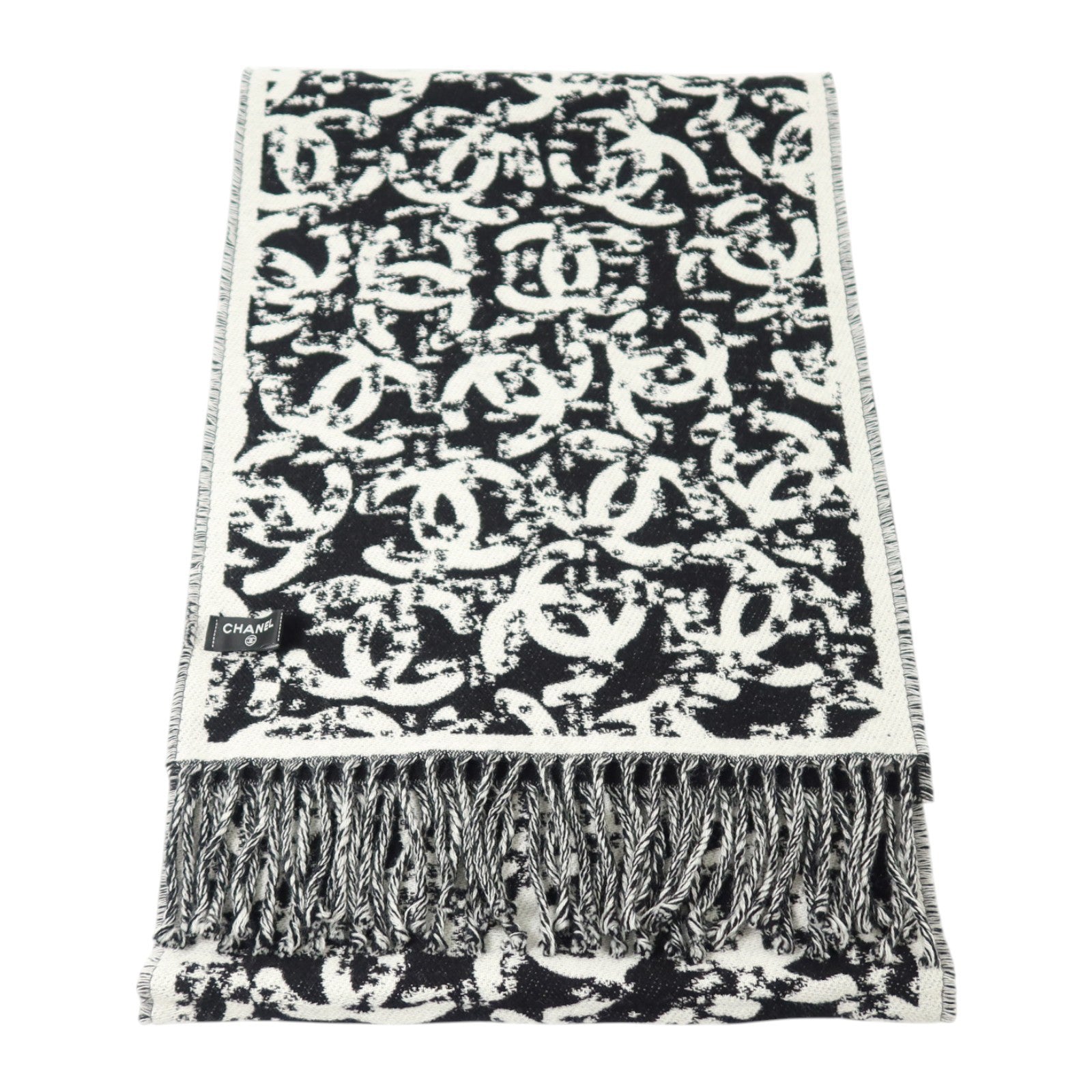 CHANEL 羊毛/羊絨Scarf 182cmX33圍巾
