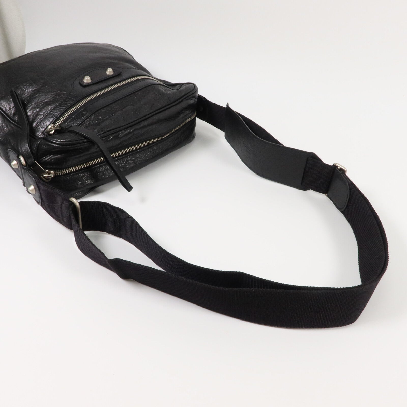 BALENCIAGA 羊皮皮革Crossbody Bag肩背袋
