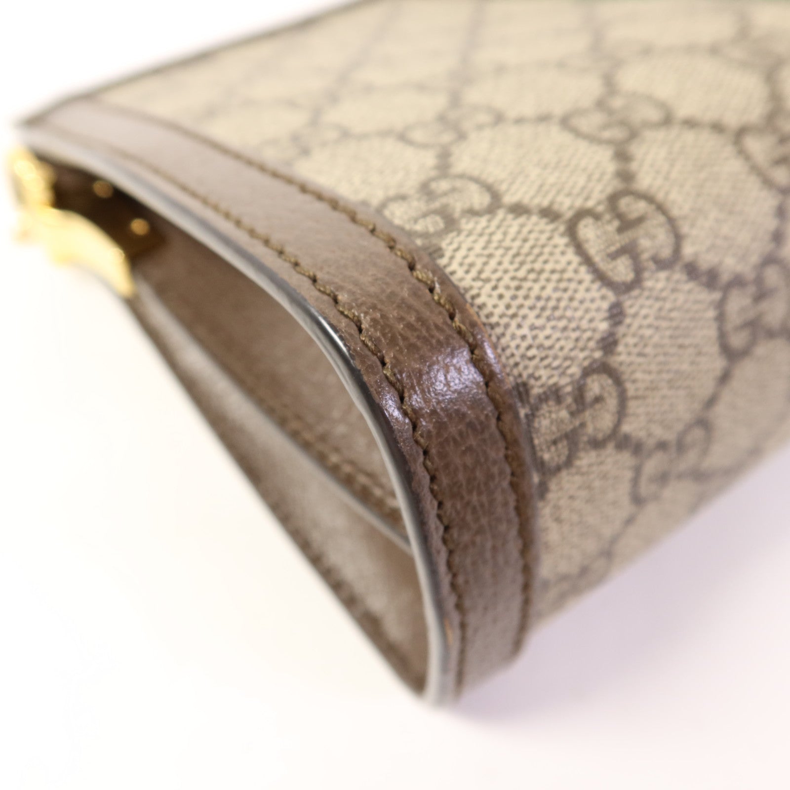 GUCCI 塗層帆布Ophidia GG Chain Shoulder Bag金扣鏈帶肩背袋