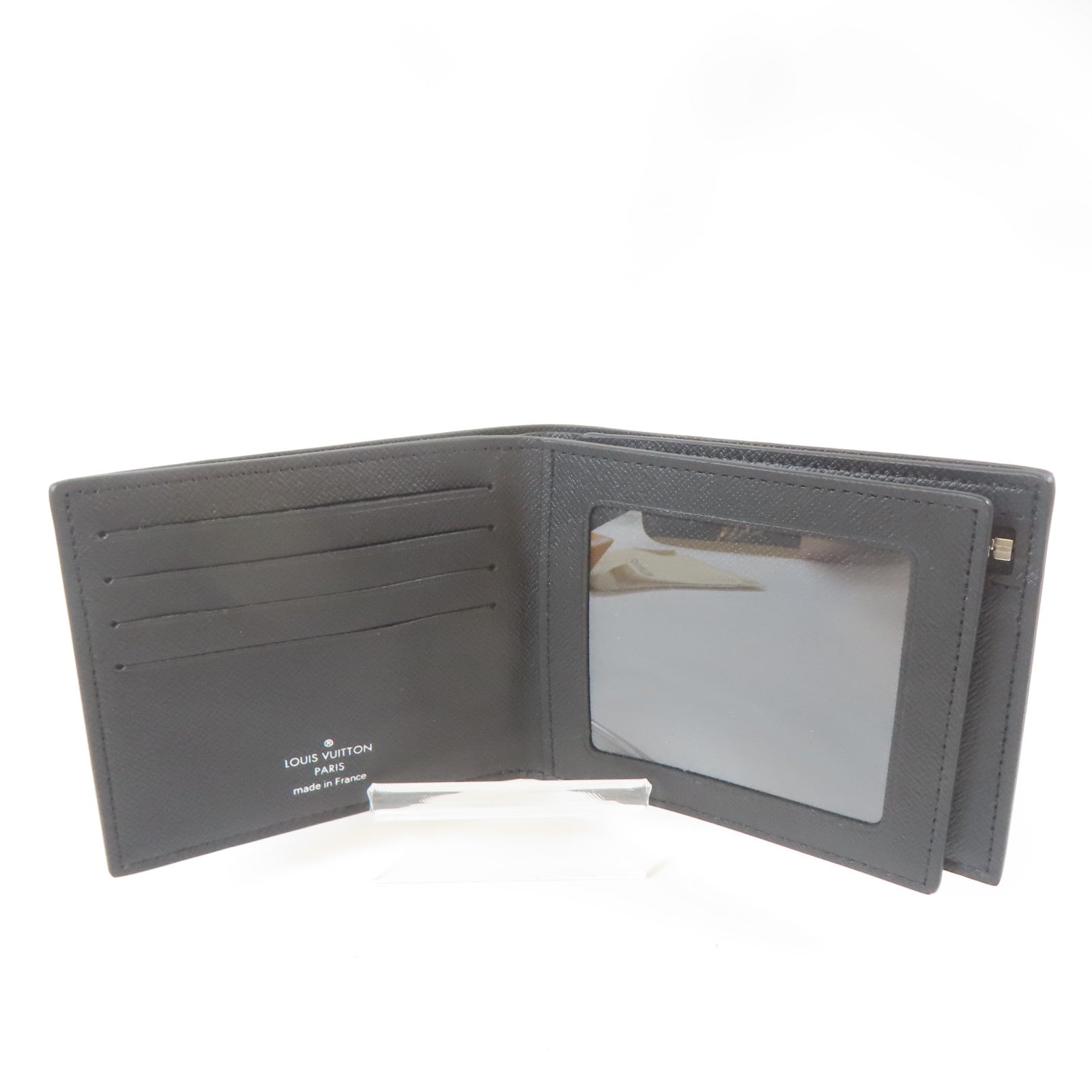 LOUIS VUITTON Tiaga Amerigo Wallet銀扣錢包黑色