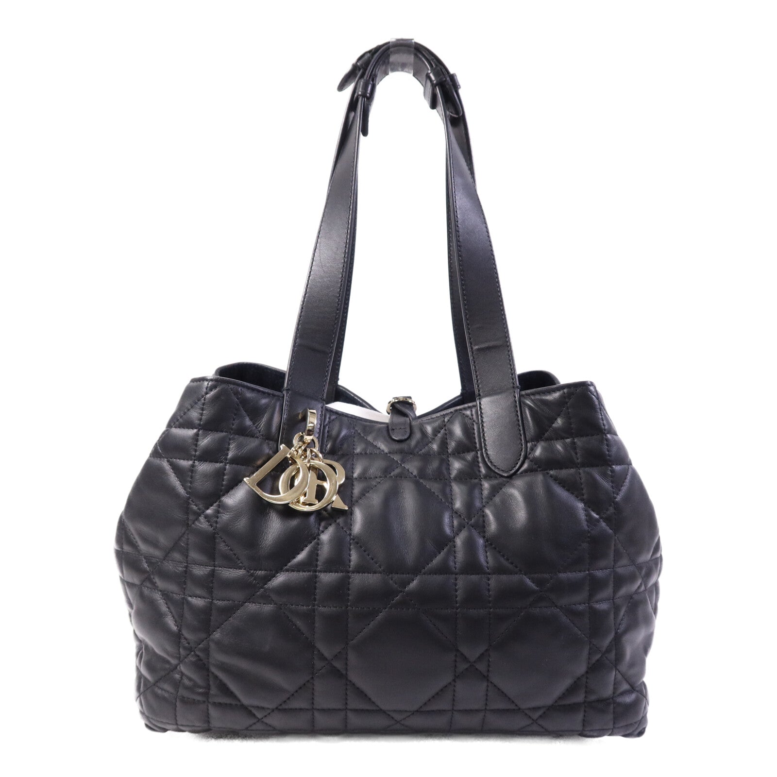 Dior 牛皮皮革Toujours Medium金扣肩背袋