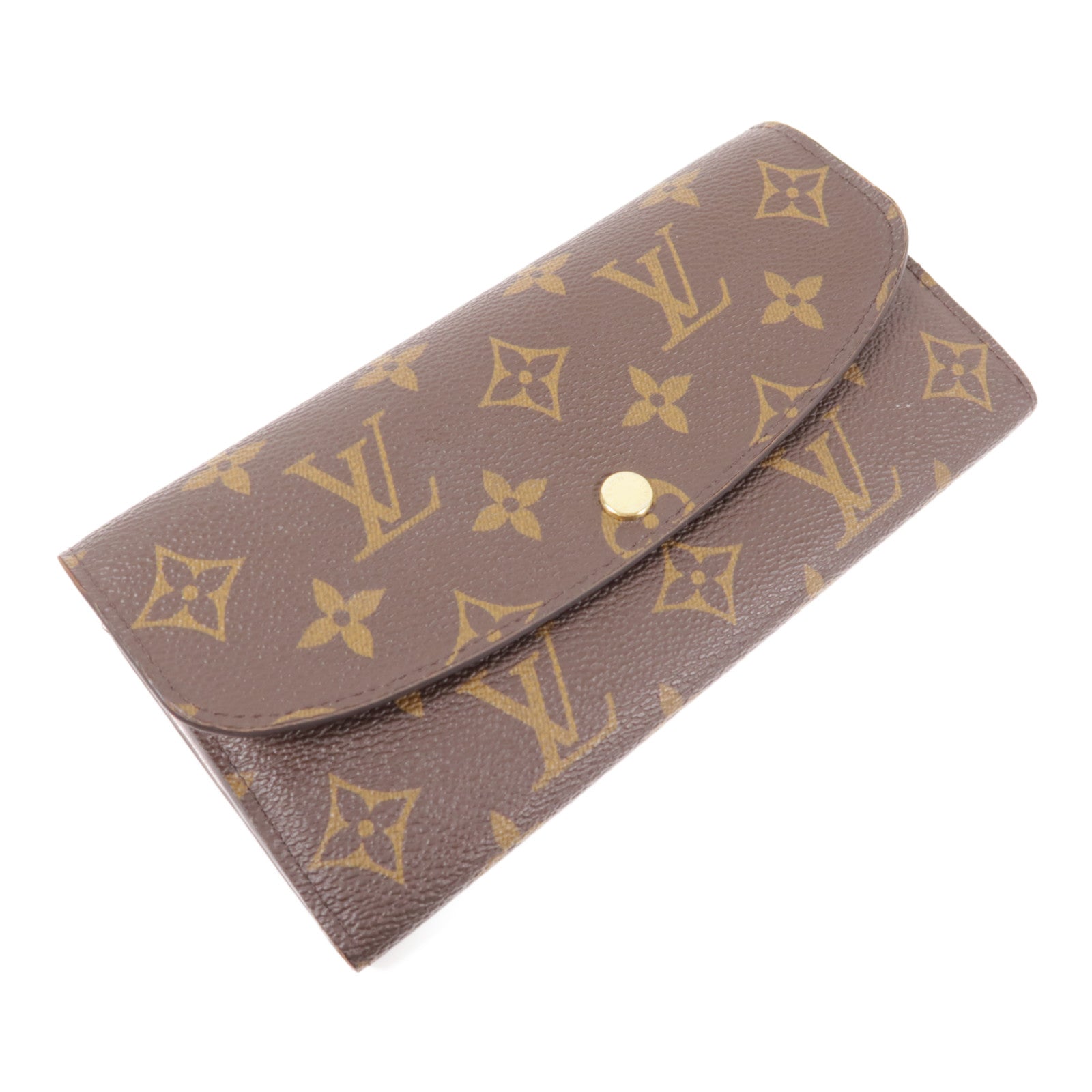 LOUIS VUITTON Monogram Long Wallet金扣長錢包