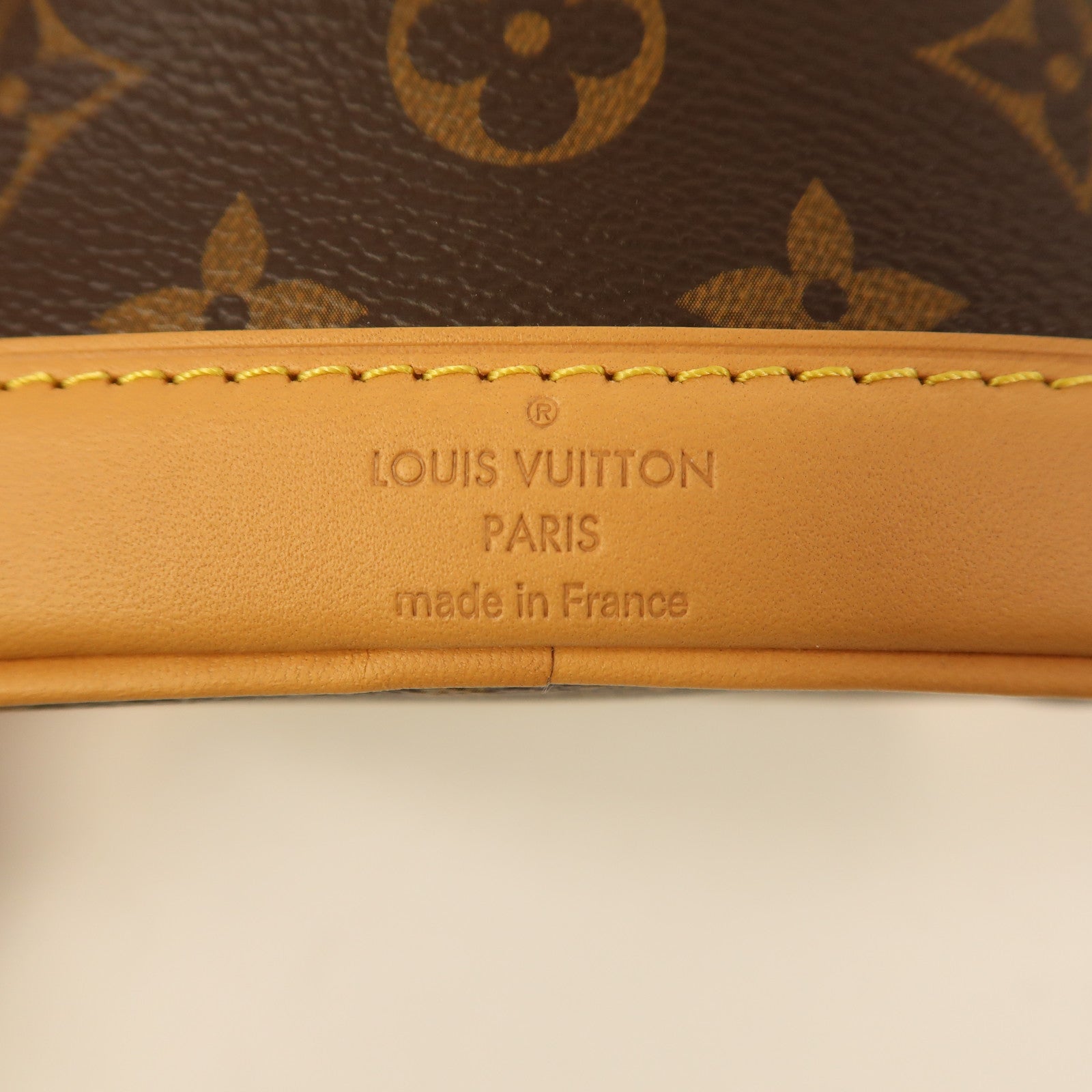 LOUIS VUITTON Monogram Nano Noe金扣手挽肩背兩用袋啡色