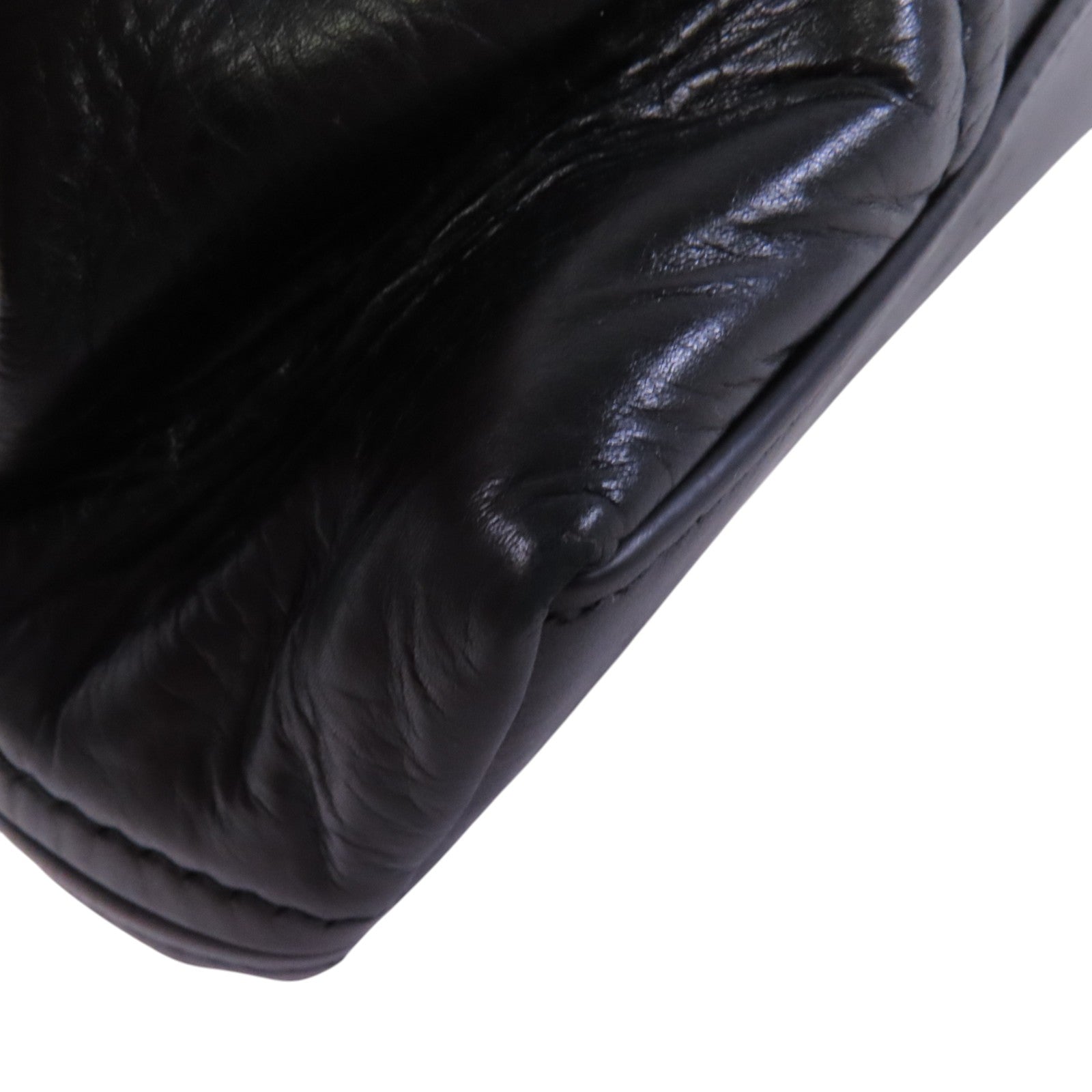 BALENCIAGA 牛皮皮革Clutch銀扣手拿包