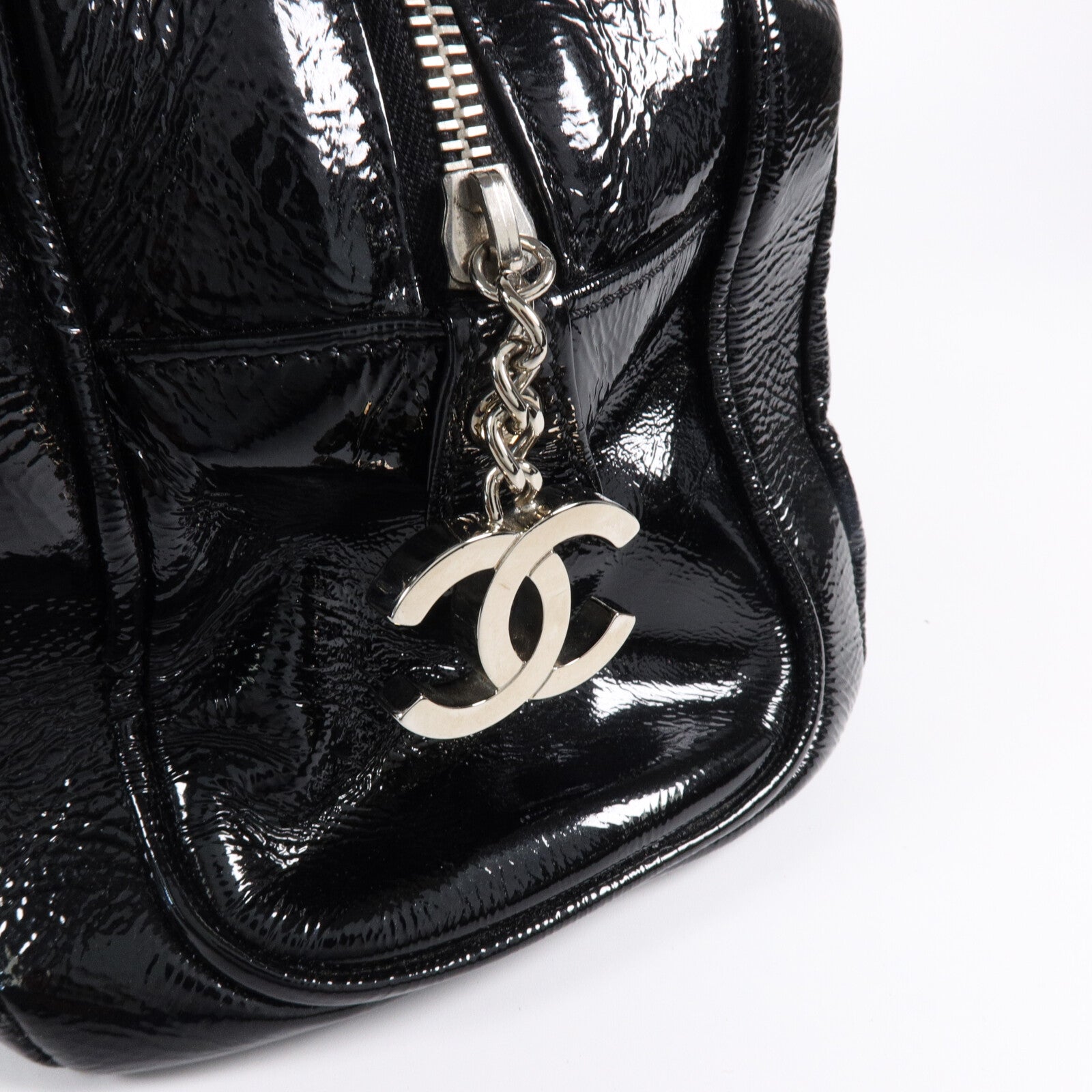 CHANEL 漆皮皮革Luxe Ligne Tote Bag肩背袋/手挽袋
