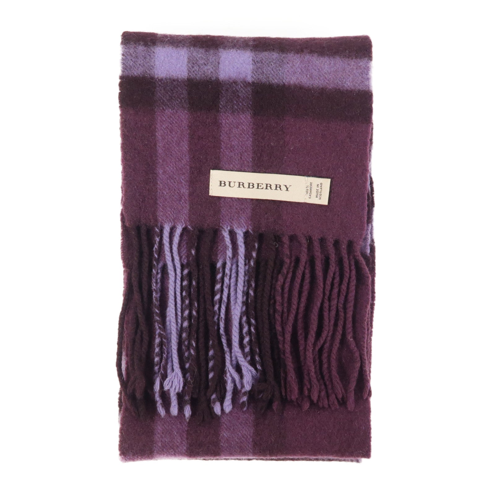 BURBERRY 羊絨Muffler圍巾