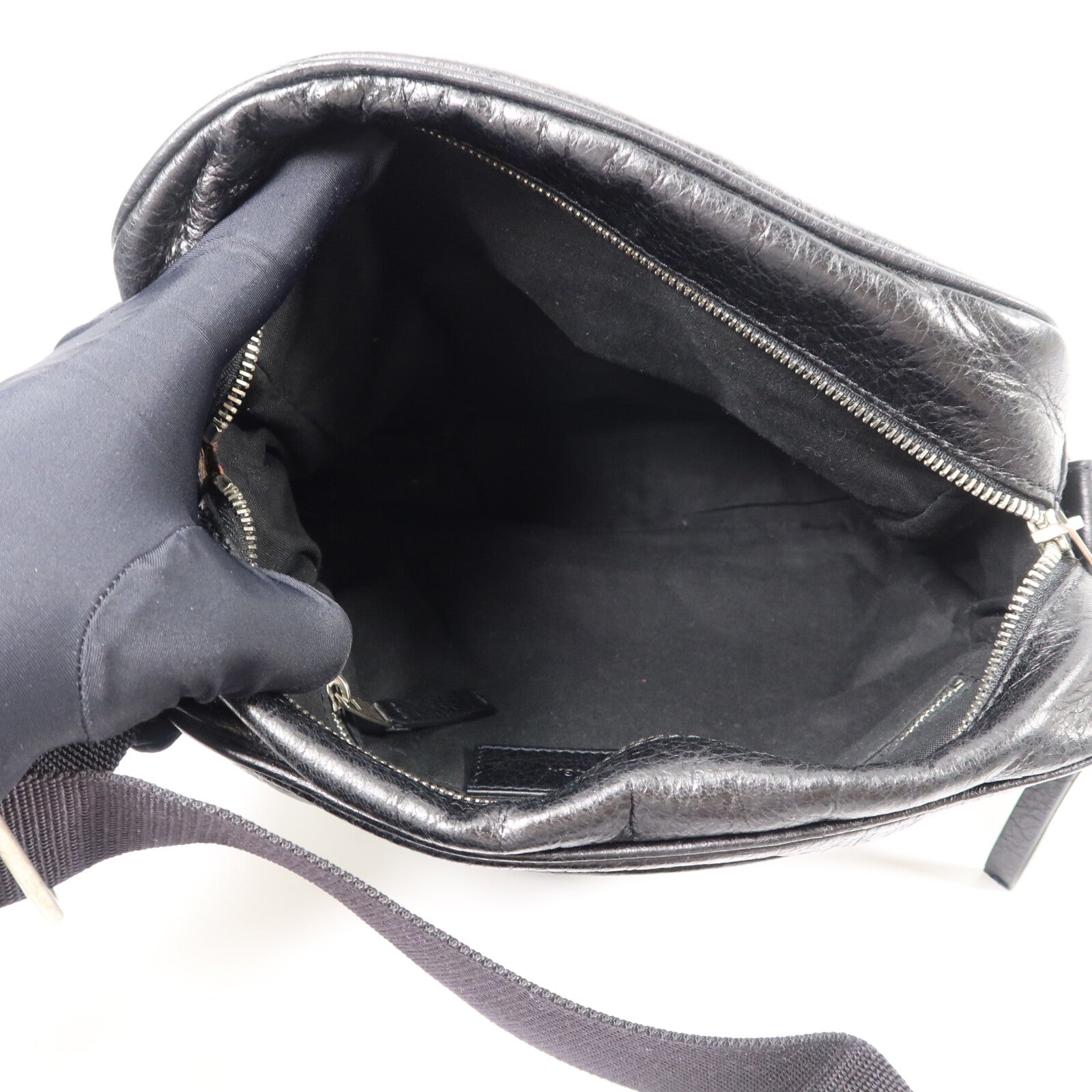 BALENCIAGA 羊皮皮革Crossbody Bag肩背袋