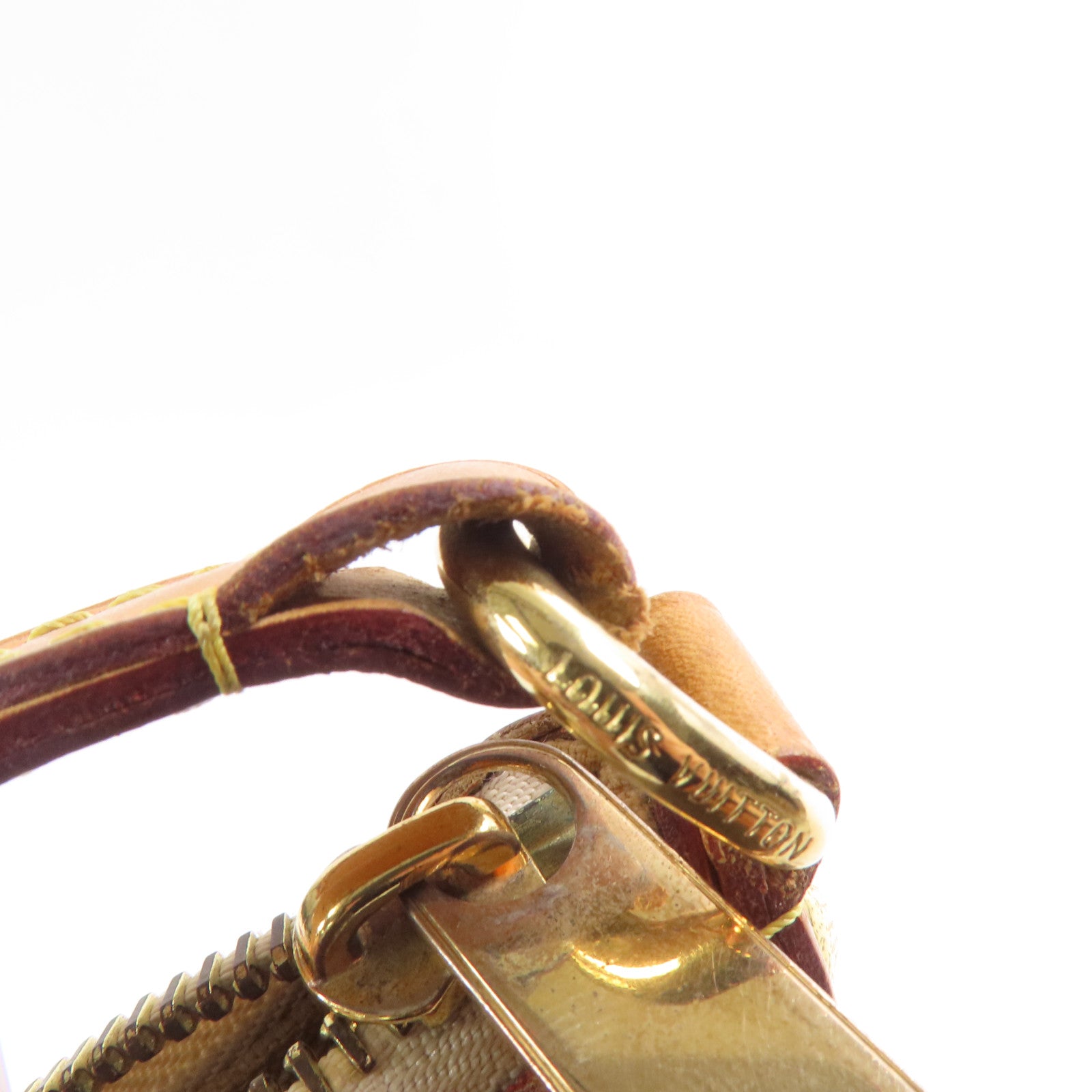 LOUIS VUITTON Damier Azur Siracusa PM金扣肩背袋